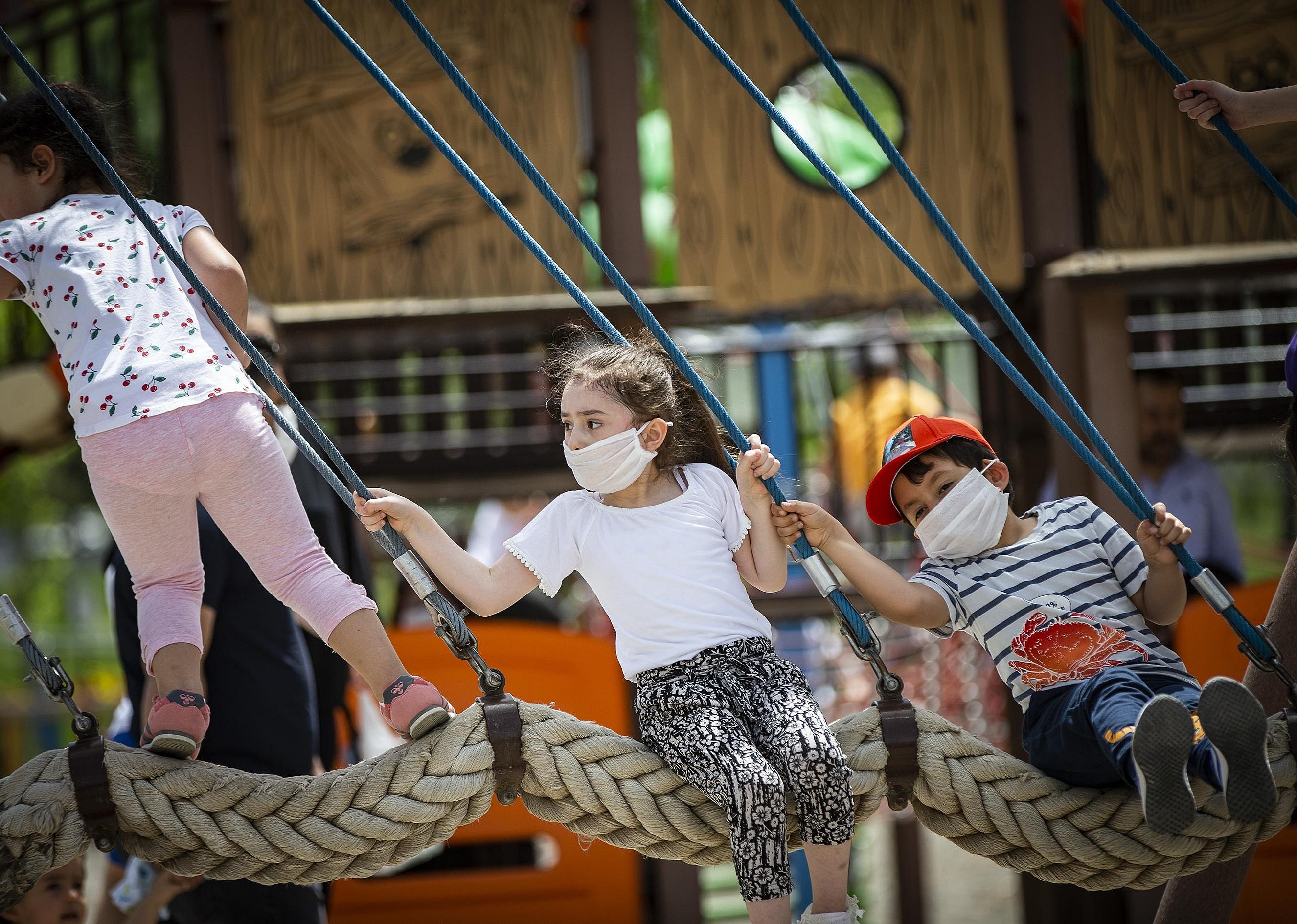 Precaution during playtime in Turkey