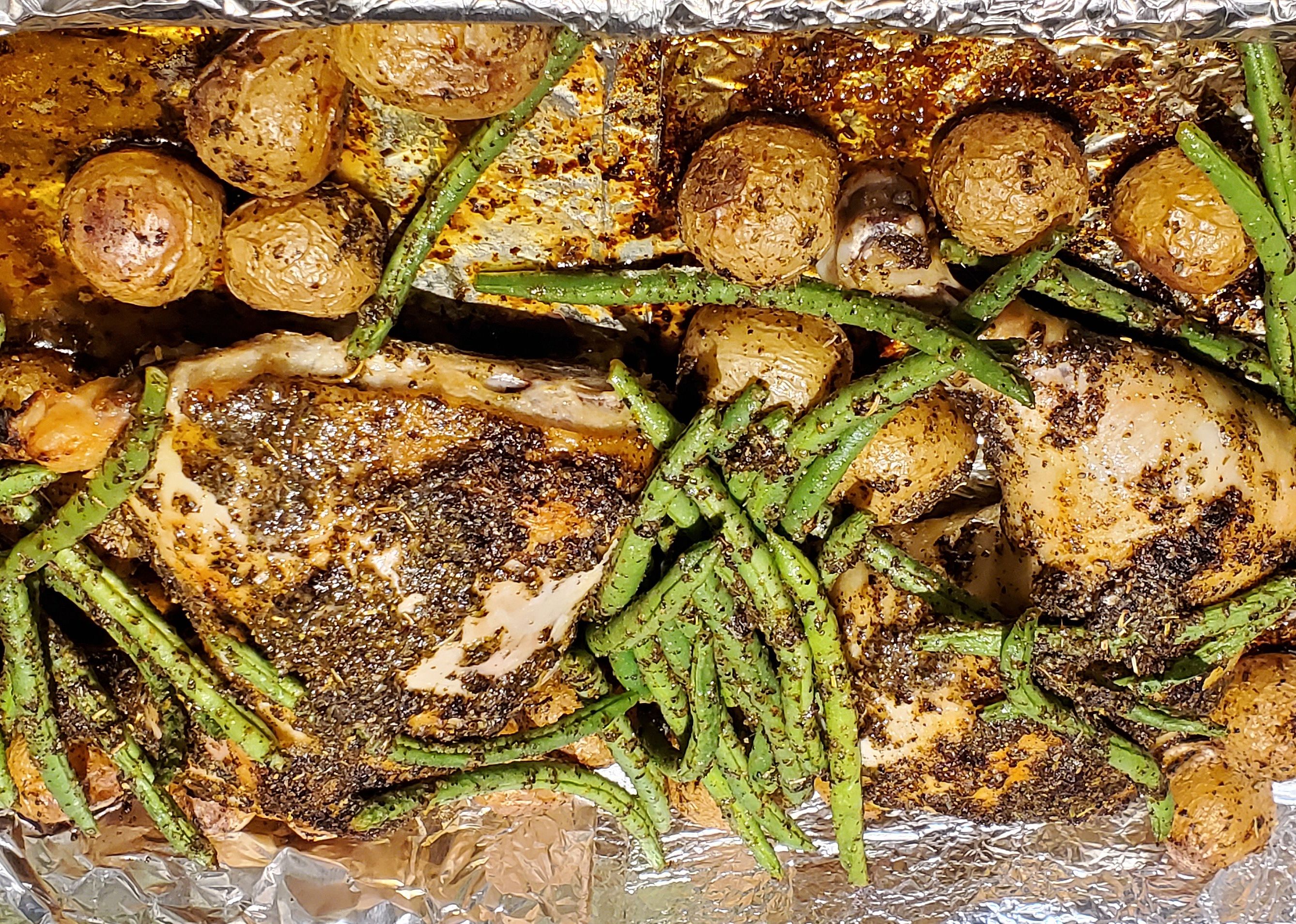 Greek Lemon Chicken and Potato Bake