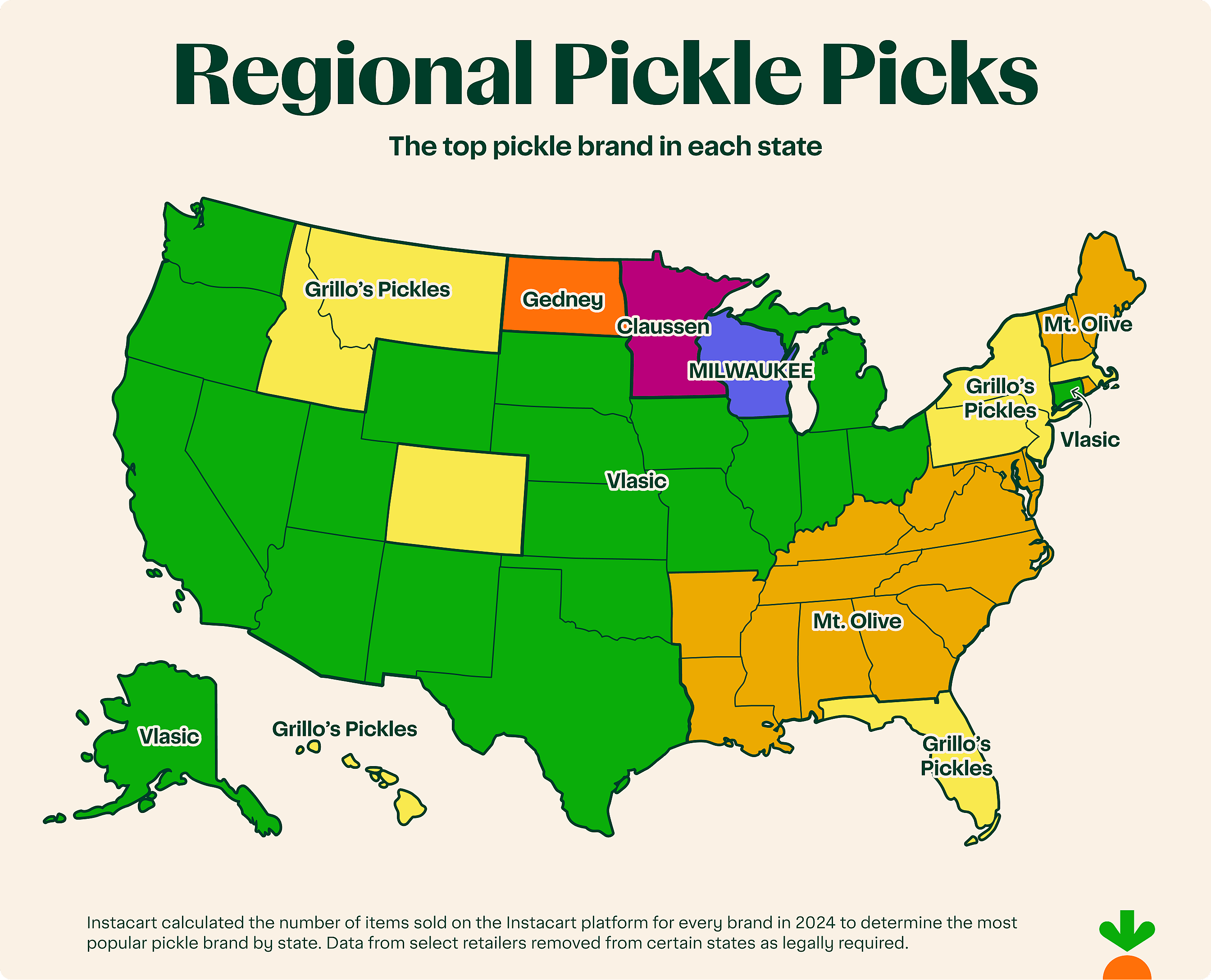 Most Popular Pickle in Montana