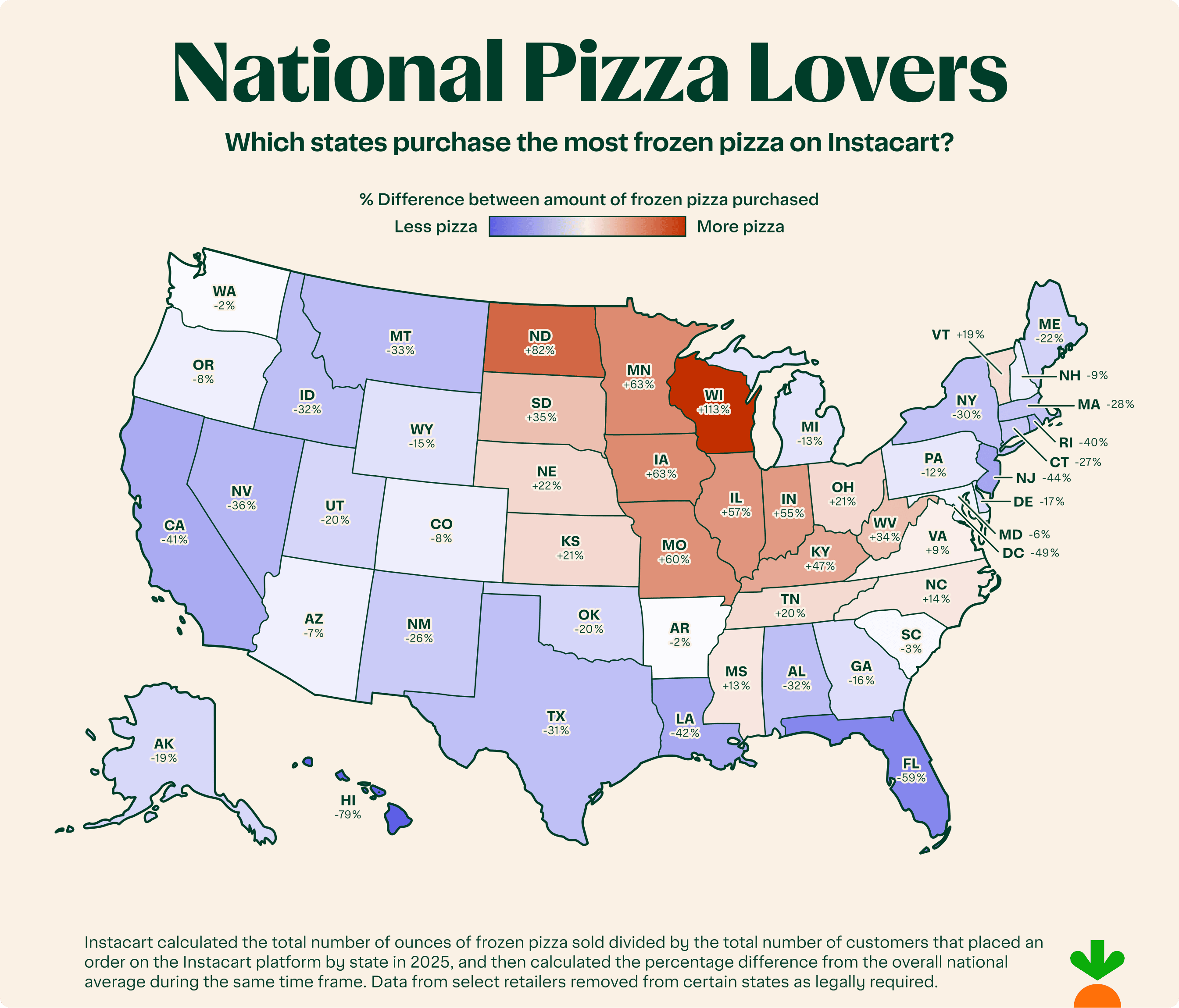 How North Carolina Ranks Among America's Most Pizza Loving States