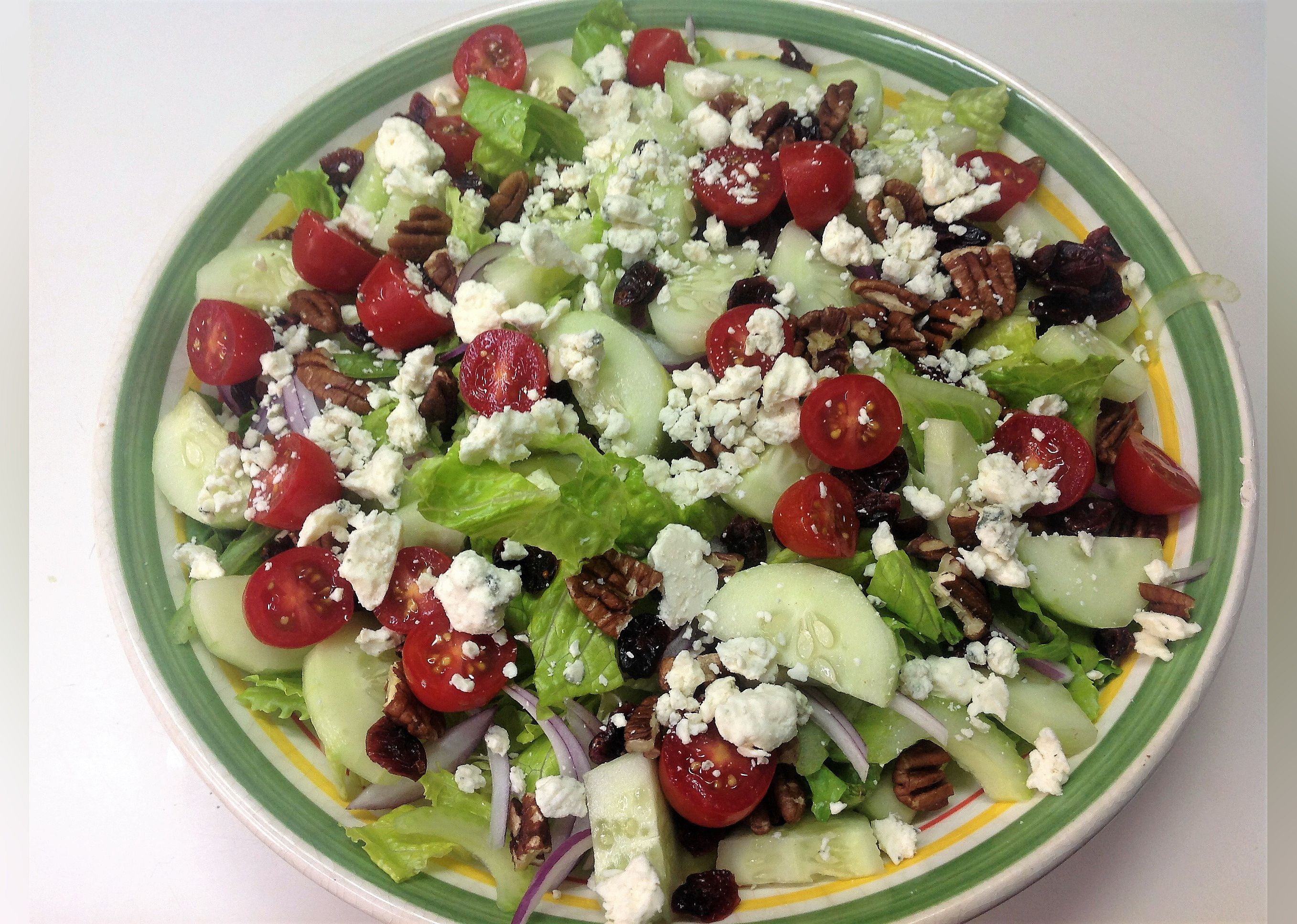 Blue Cheese and Dried Cranberry Tossed Salad