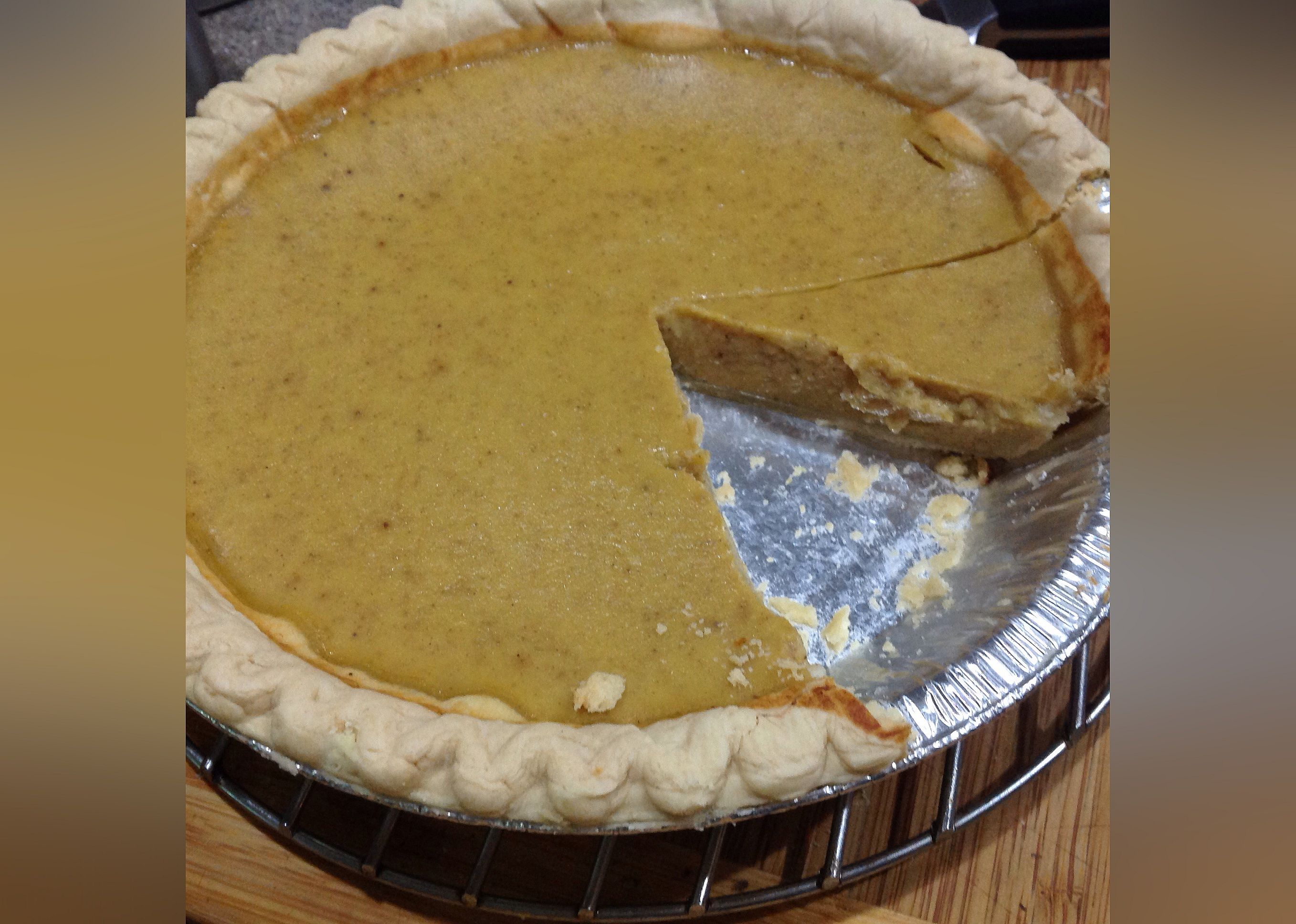 Sugarless Pumpkin Pie I
