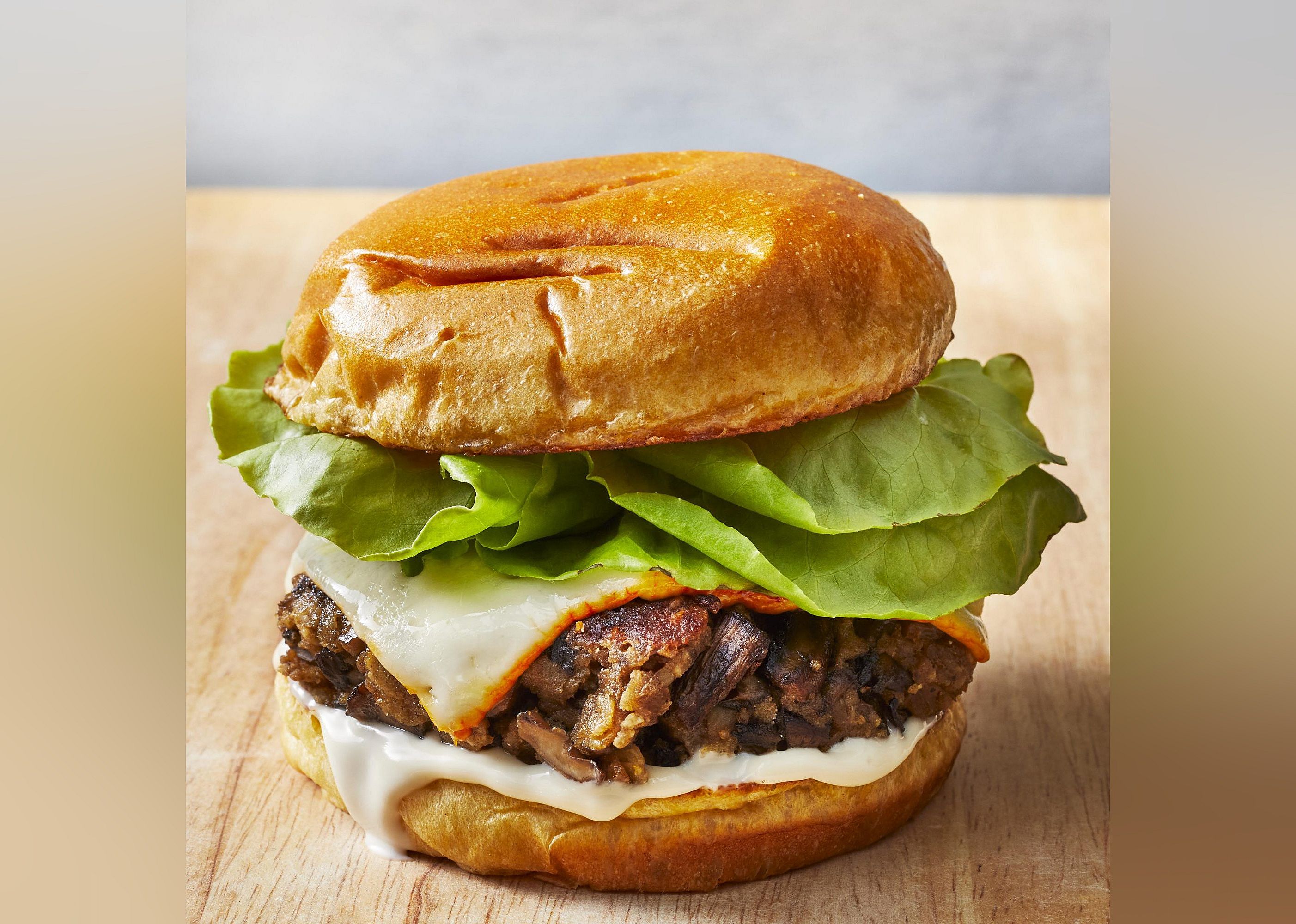 Mushroom Veggie Burger