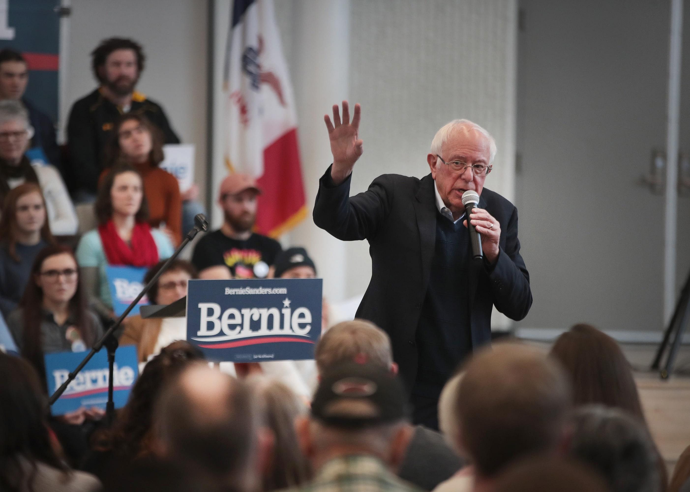 Bernie Sanders holds town hall in Iowa