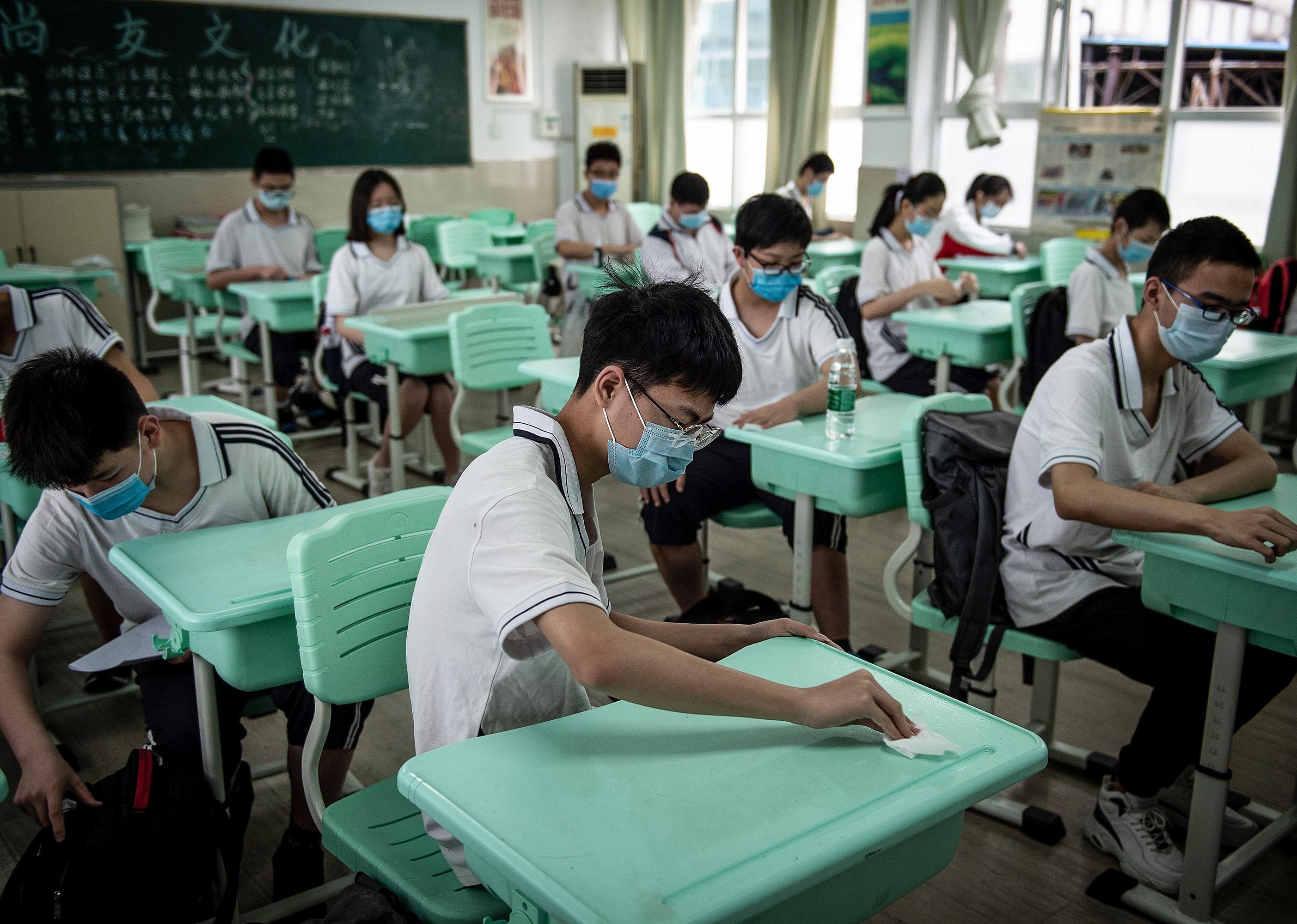 Back-to-school protocols in Wuhan
