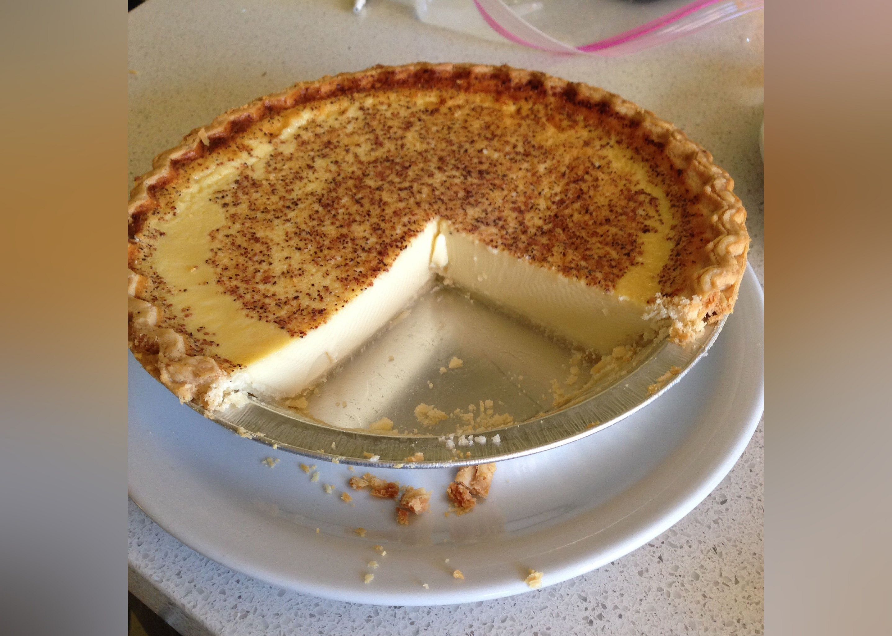 Homemade Baked Egg Custard