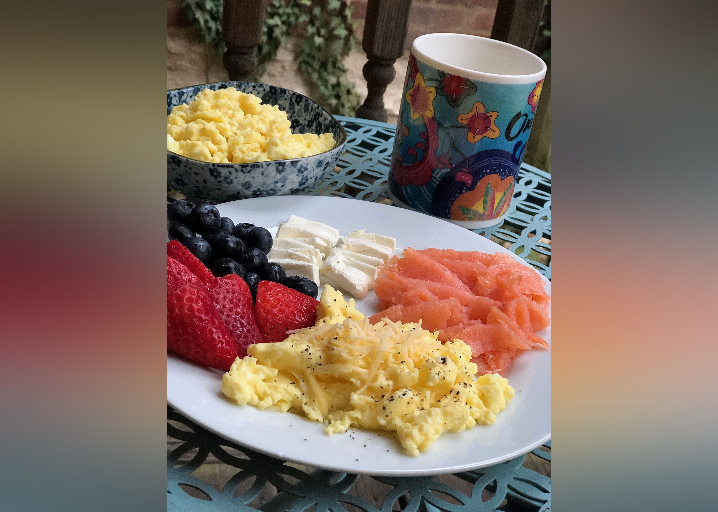 Fluffy Microwave Scrambled Eggs