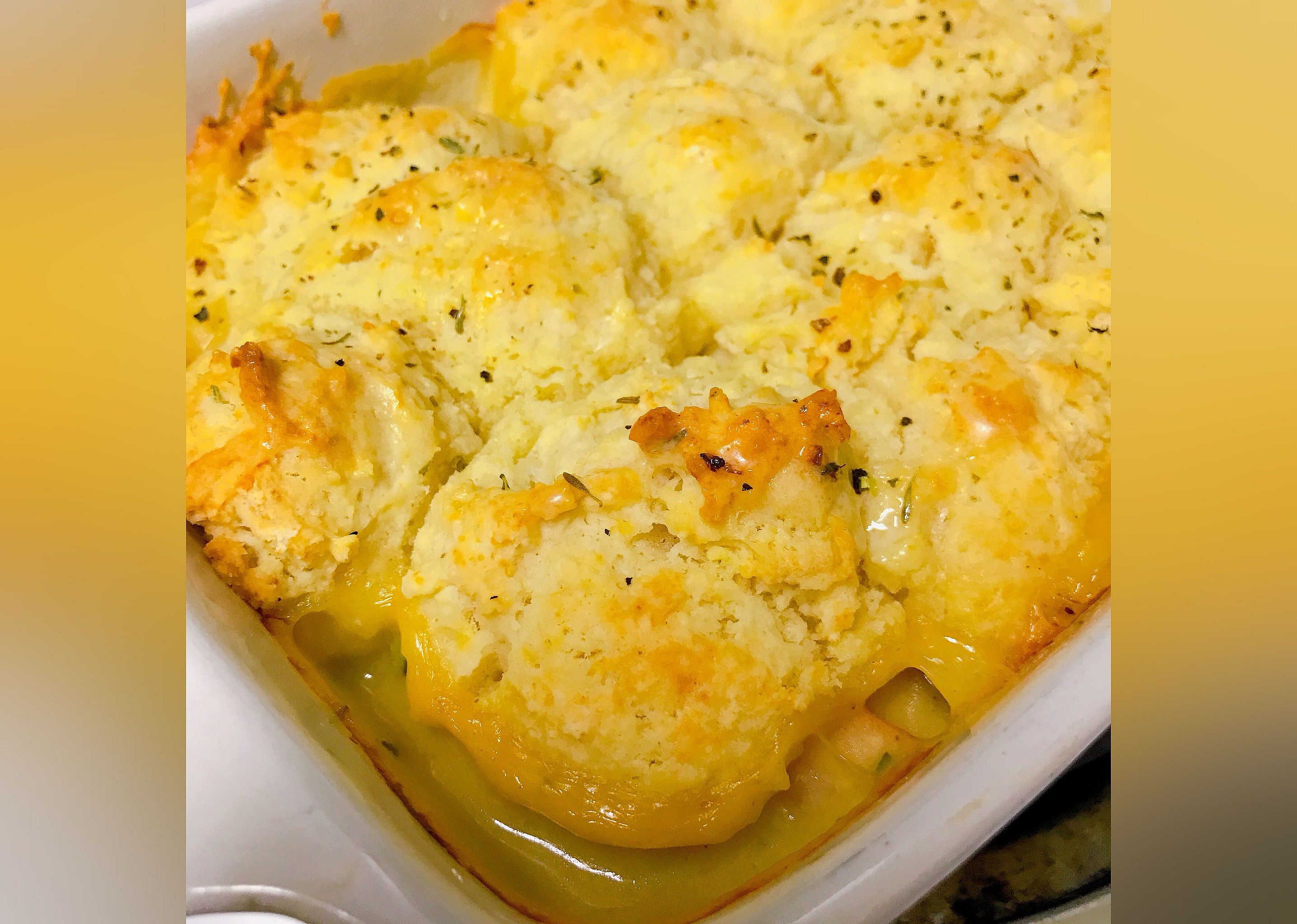 Comforting Turkey Cobbler