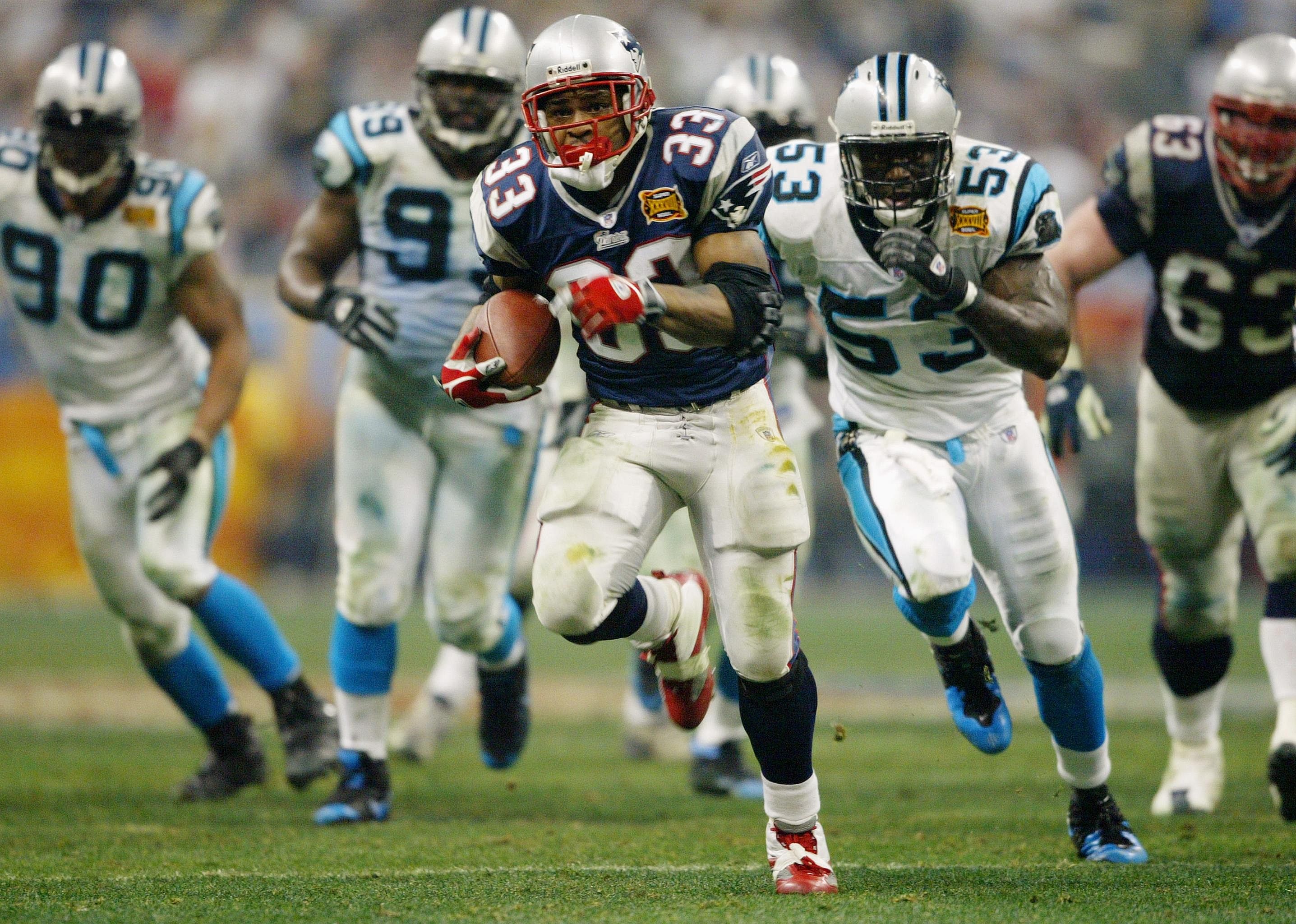 #17. 2004: New England Patriots vs. Carolina Panthers (tie)