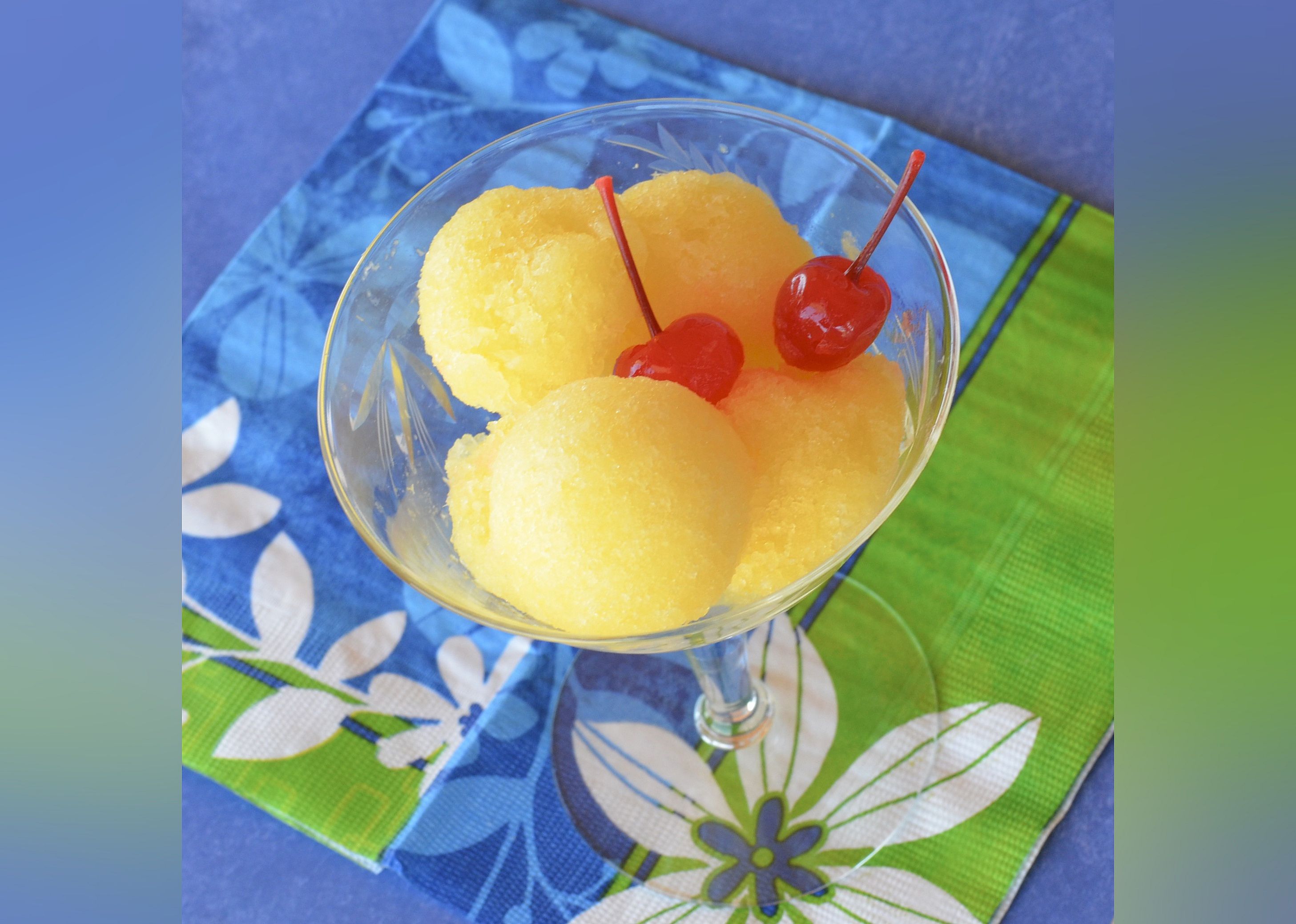 Easy Pineapple Sorbet