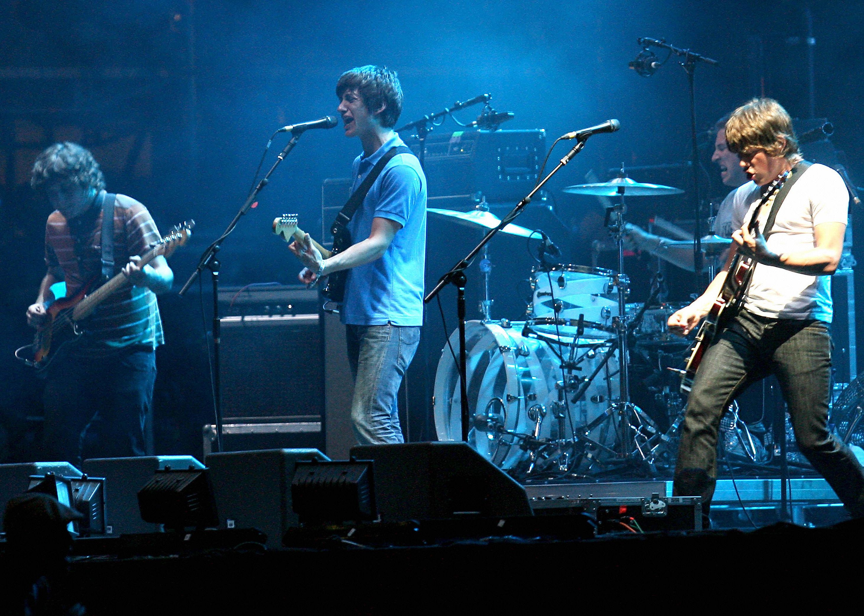Arctic Monkeys perform at a concert