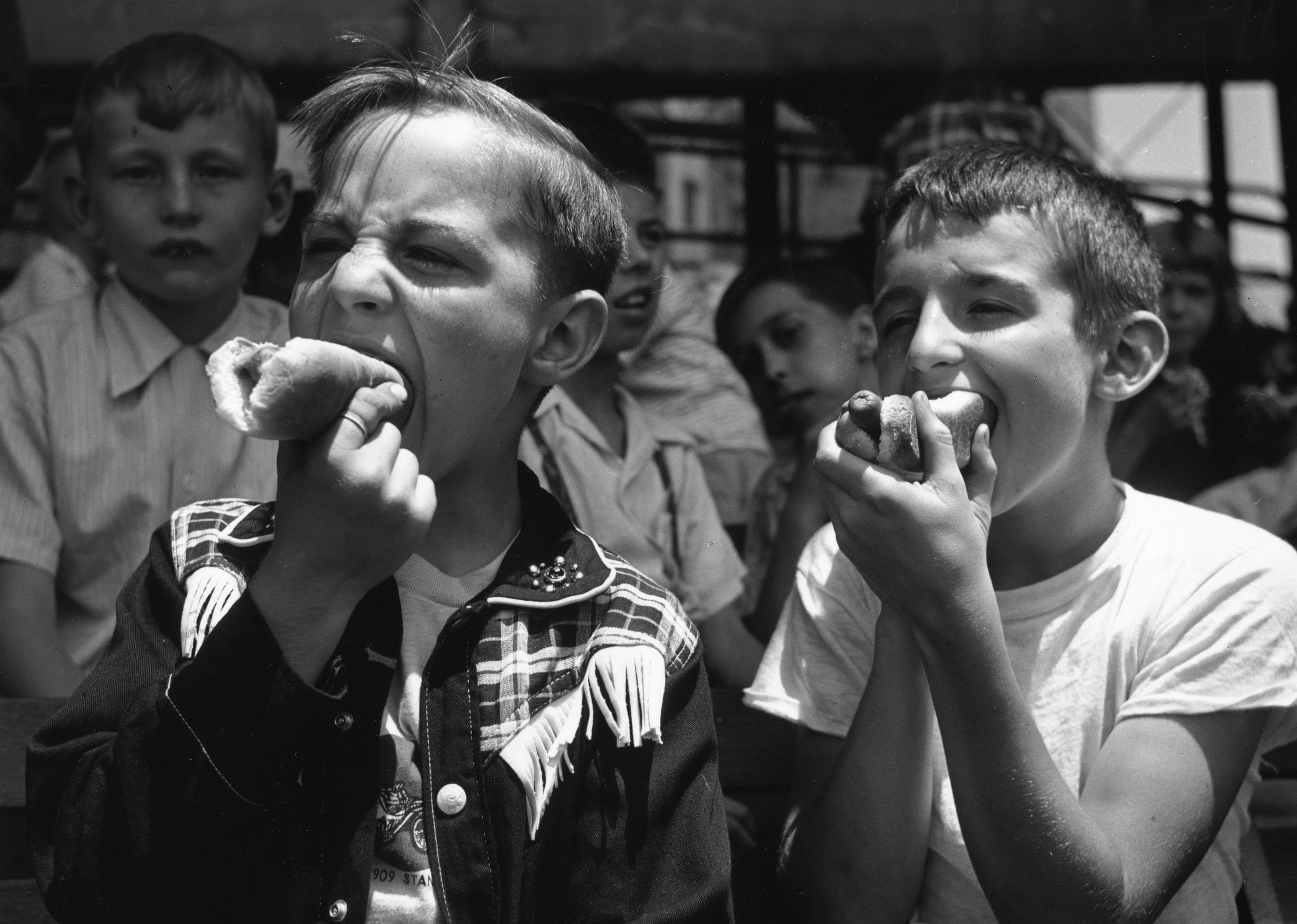 Hot dogs and baseball