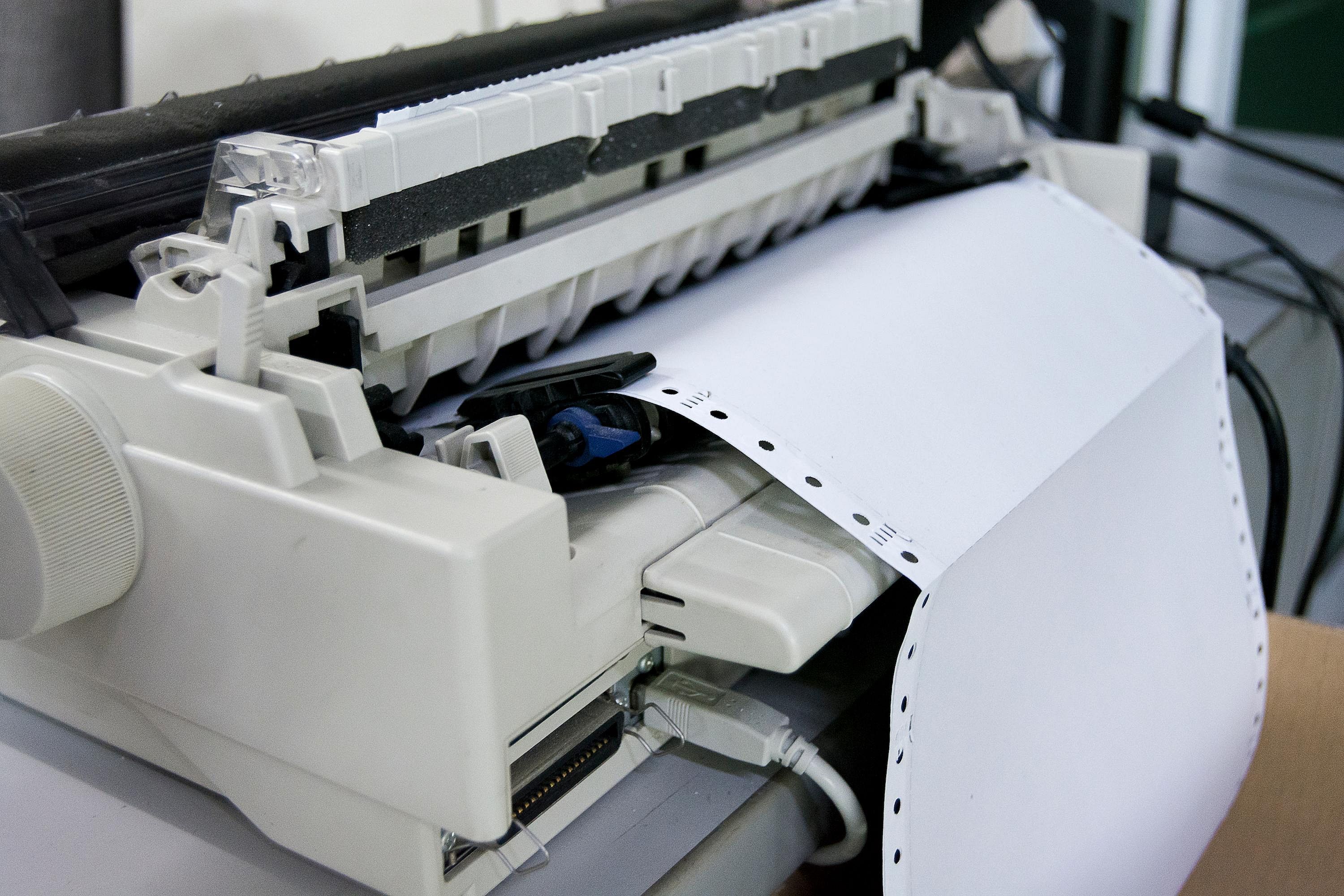 Dot matrix printers