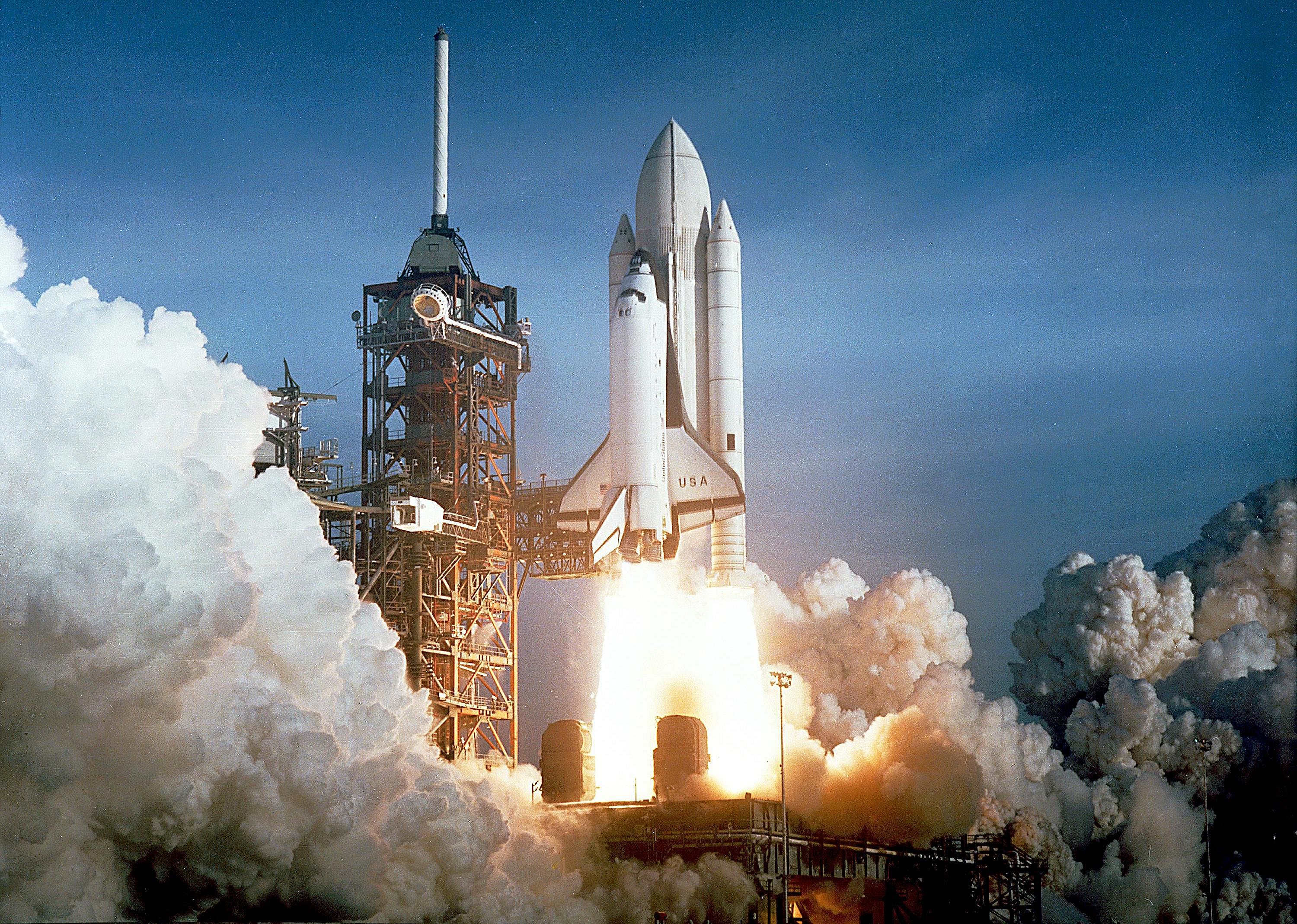 1981: First flight of a space shuttle