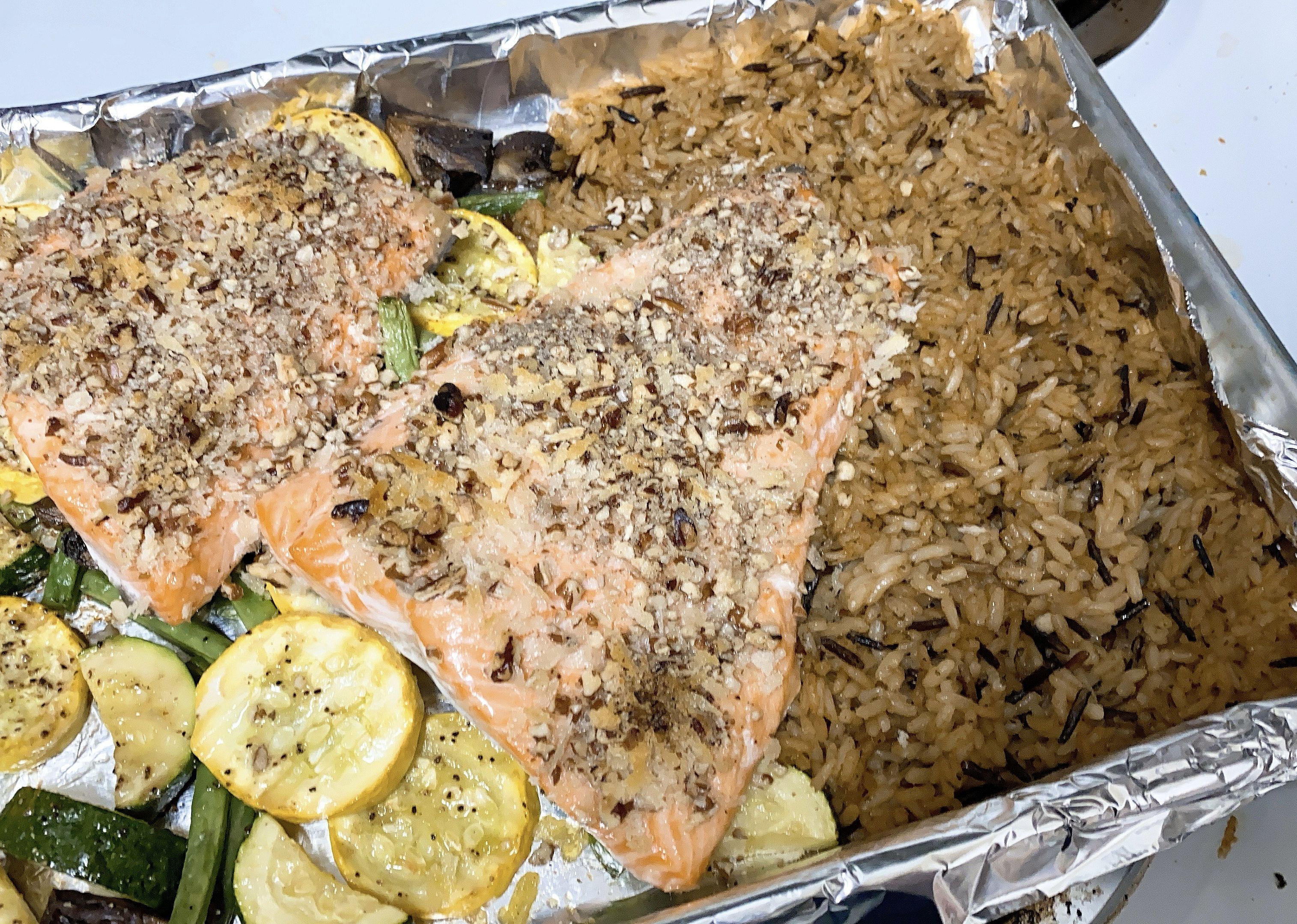 Steelhead Trout Sheet Pan Dinner