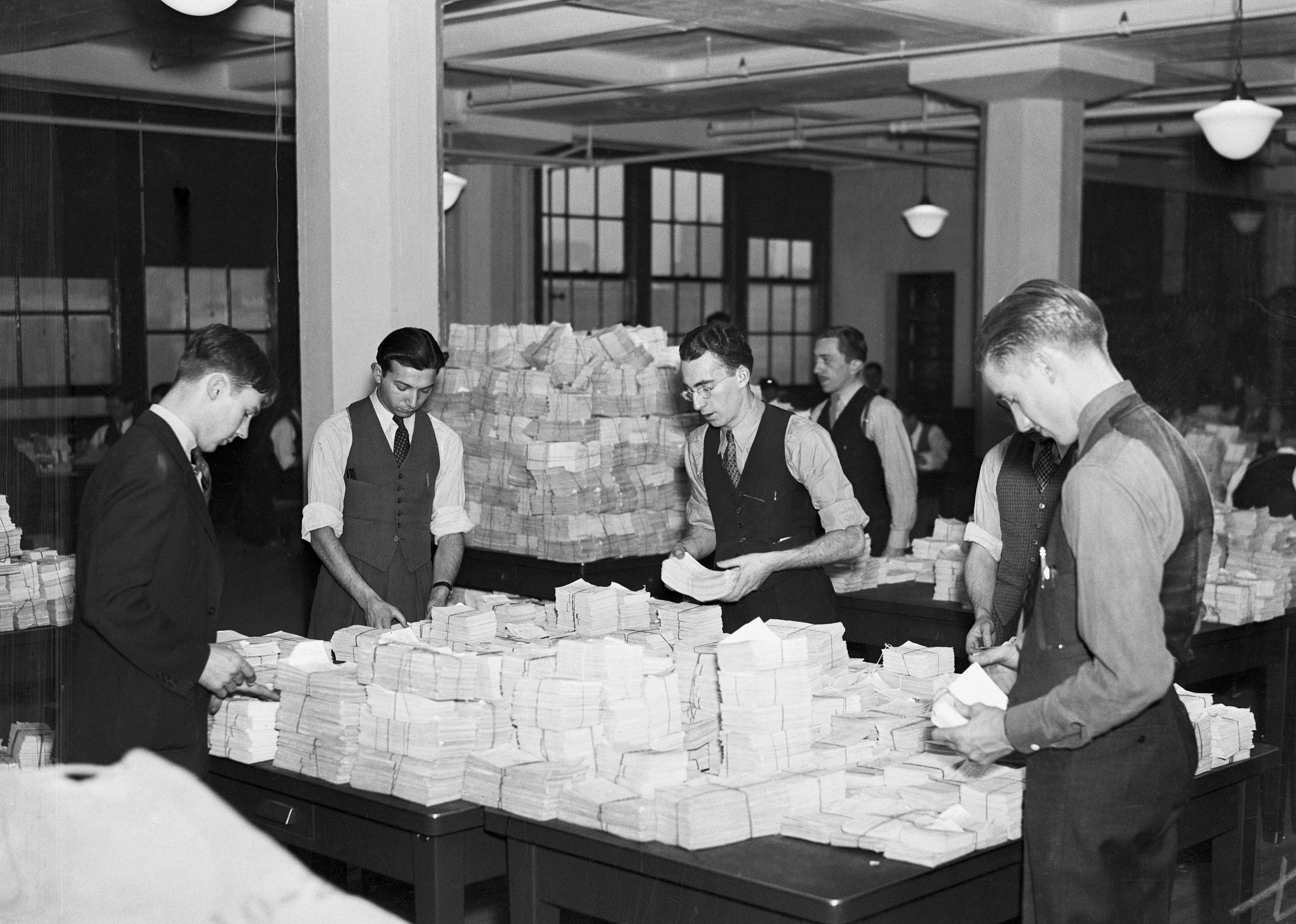 1937: IBM enables mass data processing