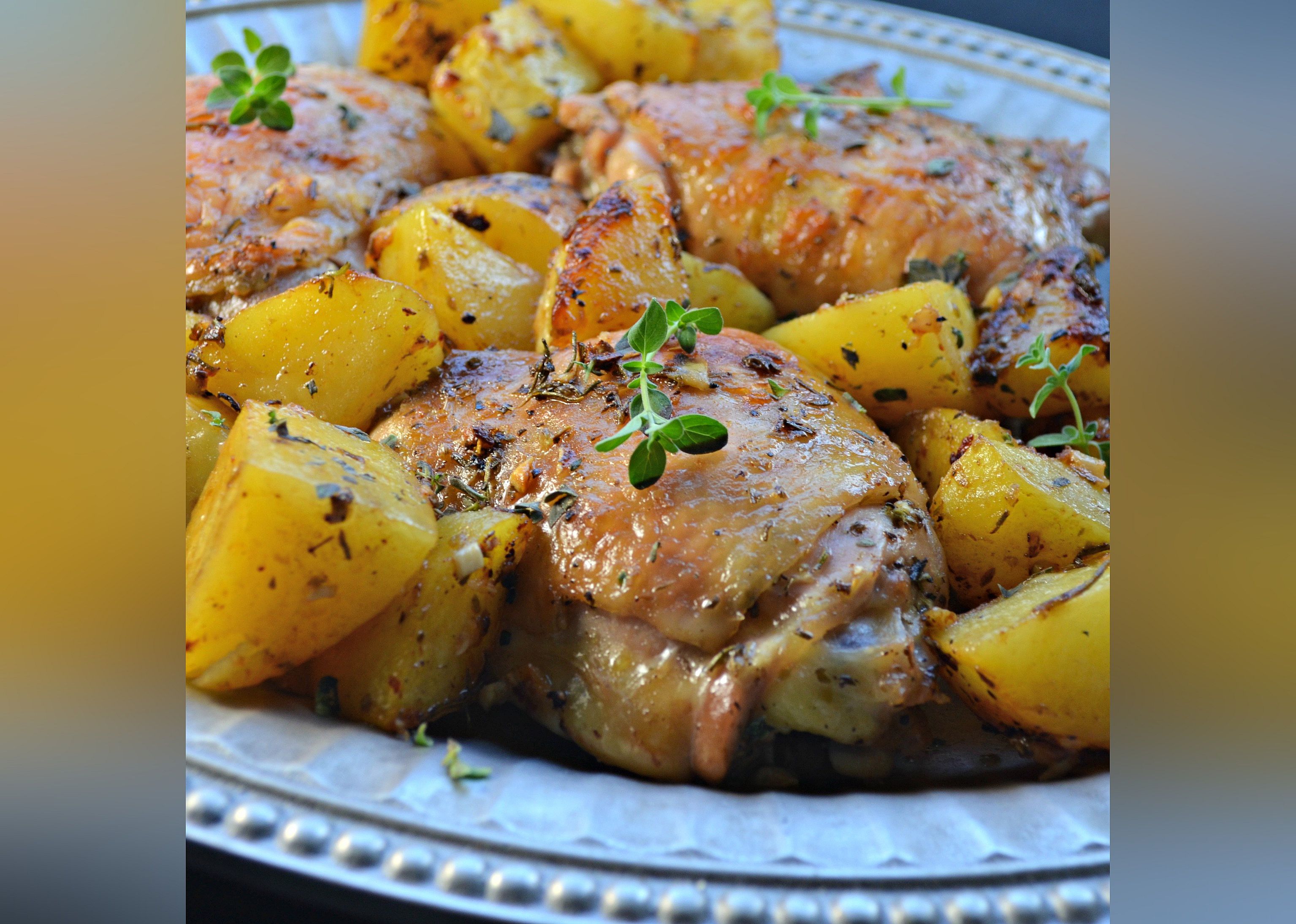 Greek Lemon Chicken and Potatoes