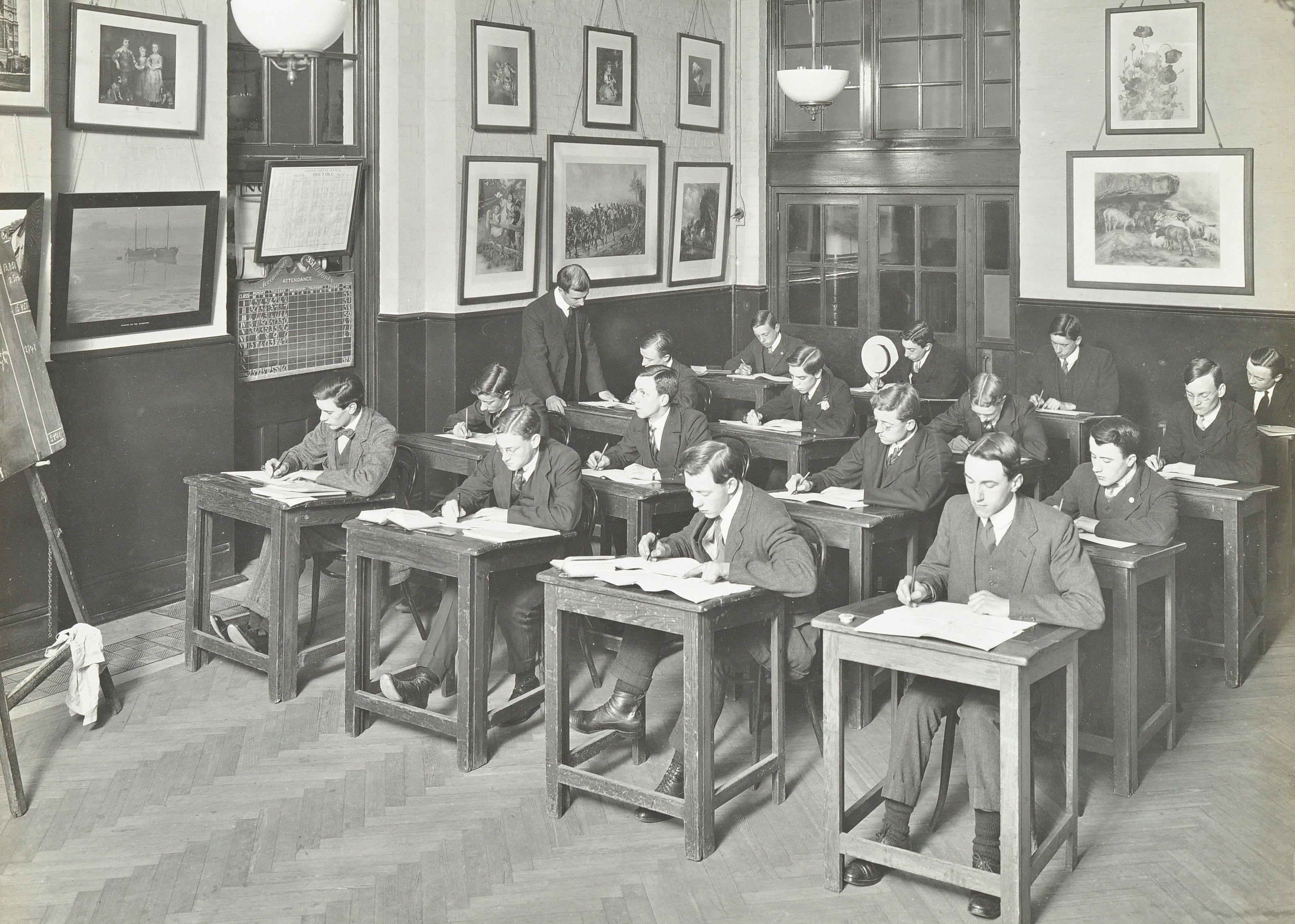 1914: The National Education Association endorses standardized testing in public schools