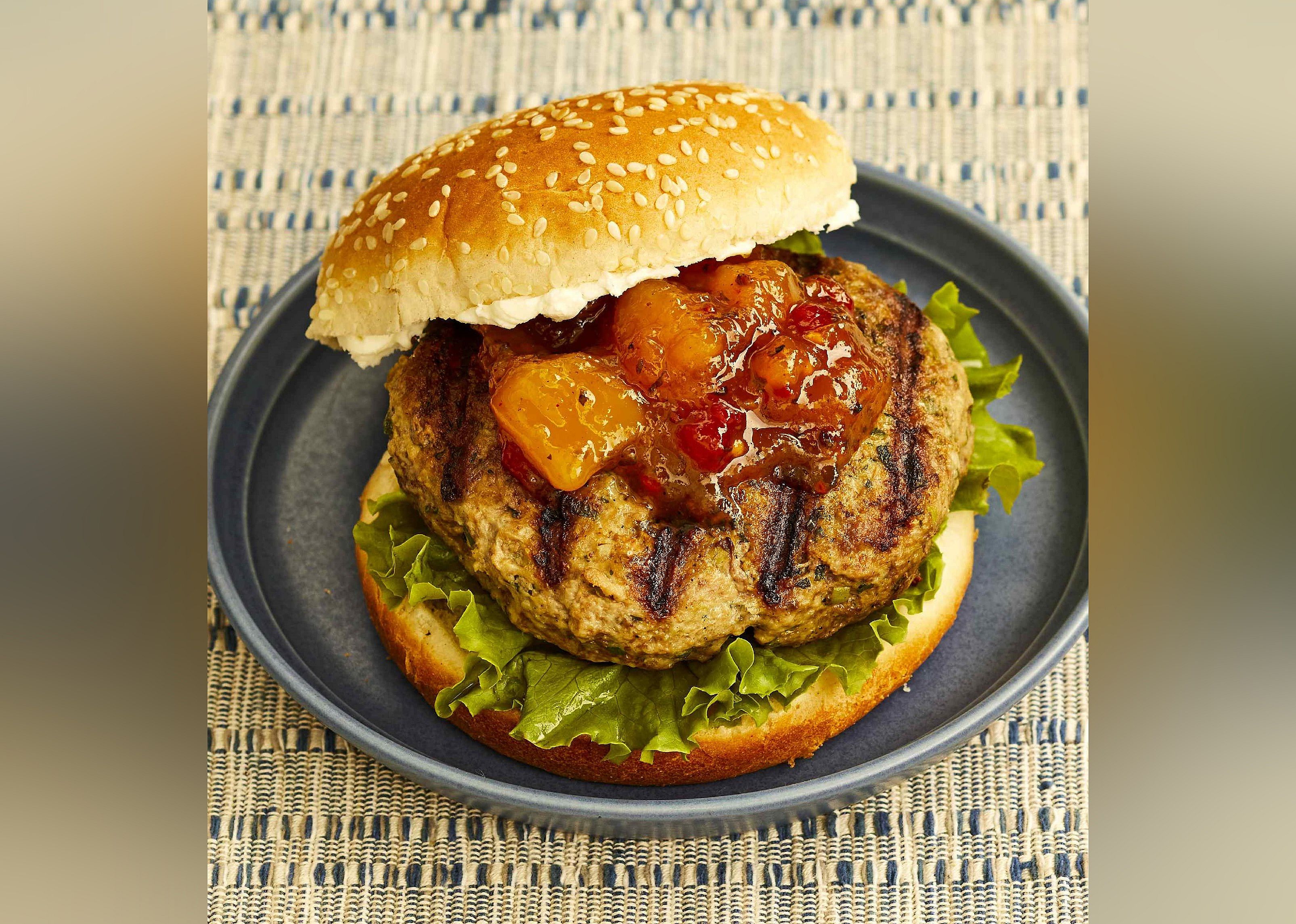 Grilled Lamb Burgers