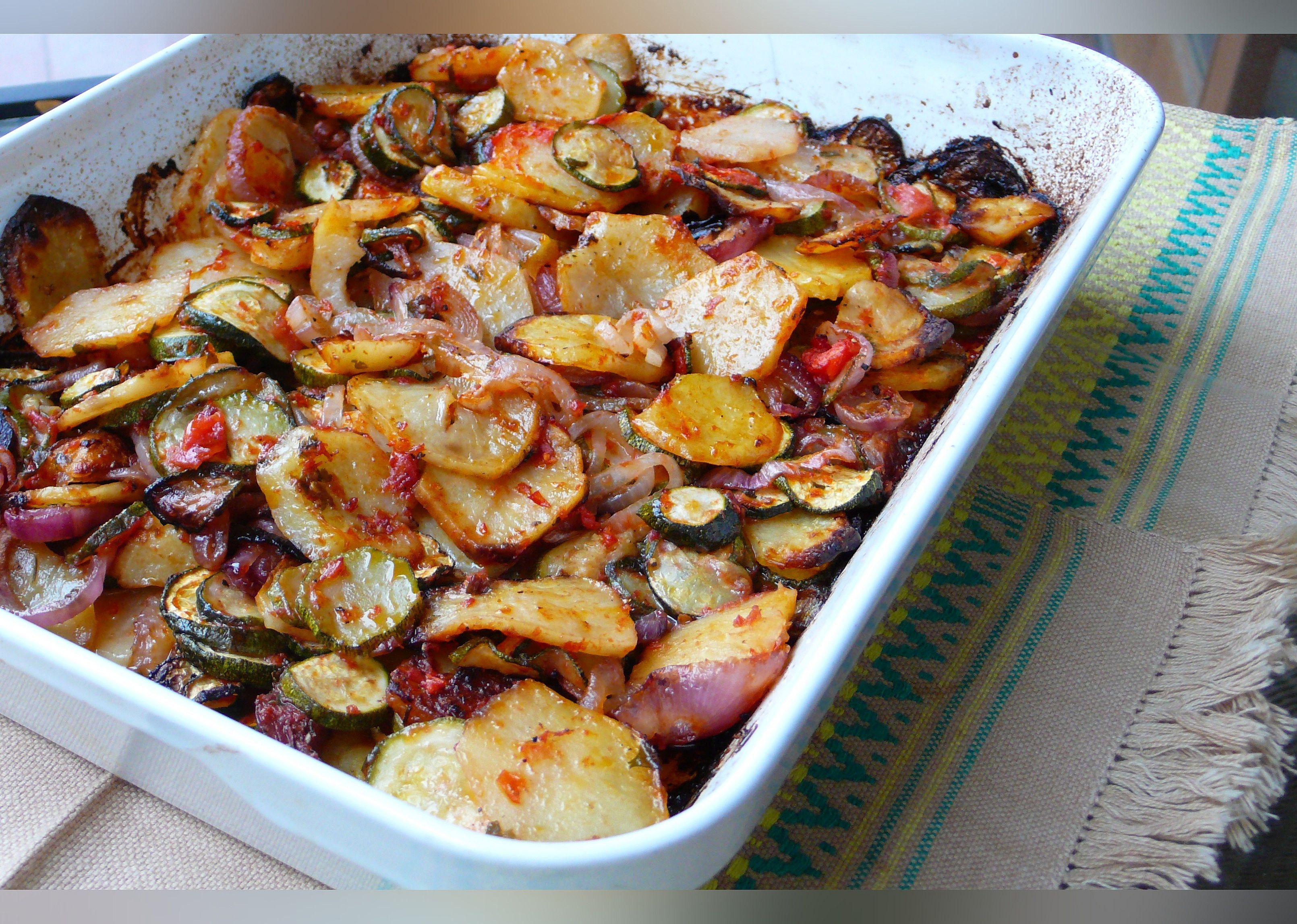 Briam (Greek Baked Zucchini and Potatoes)