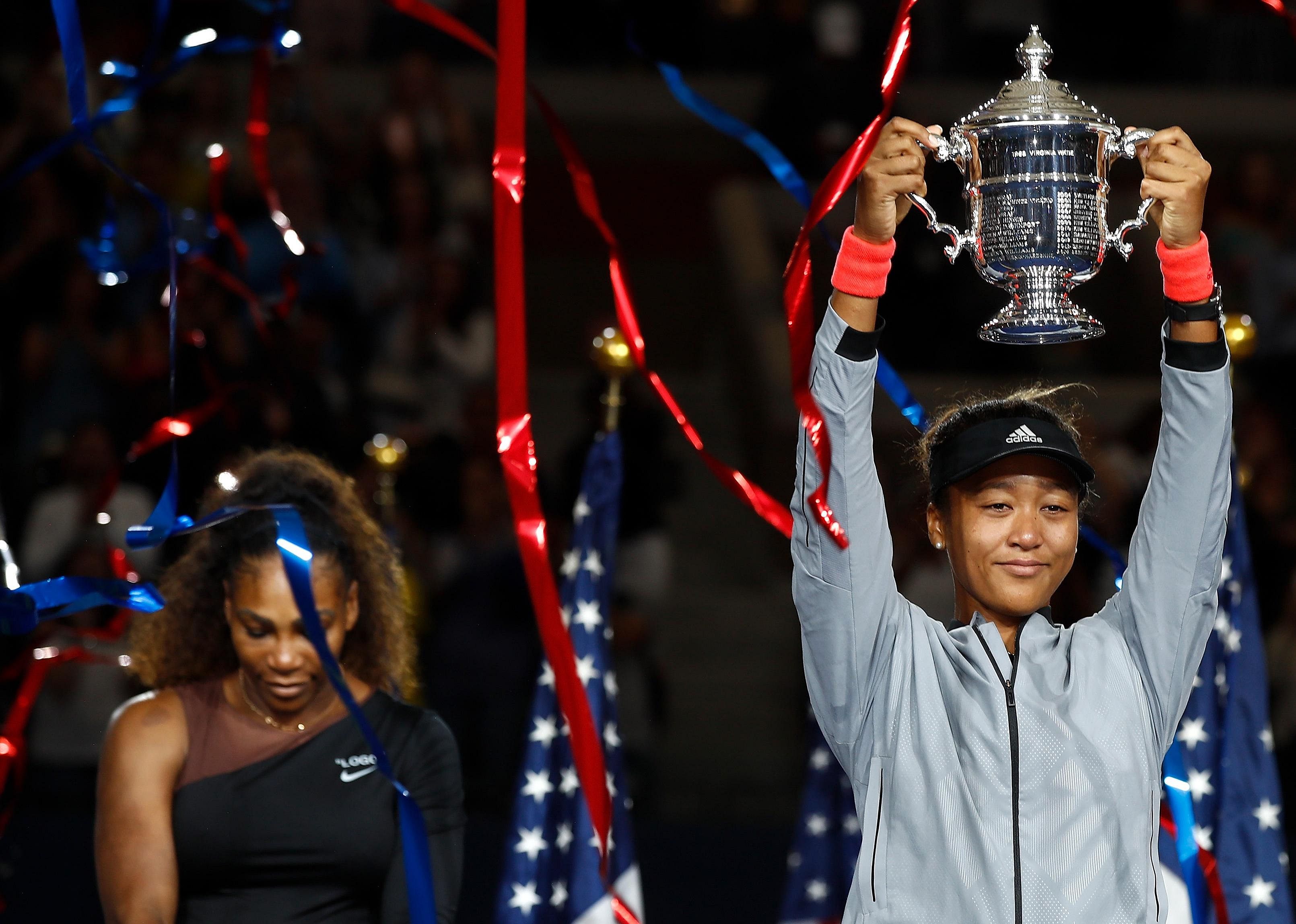 2018: Naomi Osaka beats Serena in U.S. Open final for first major