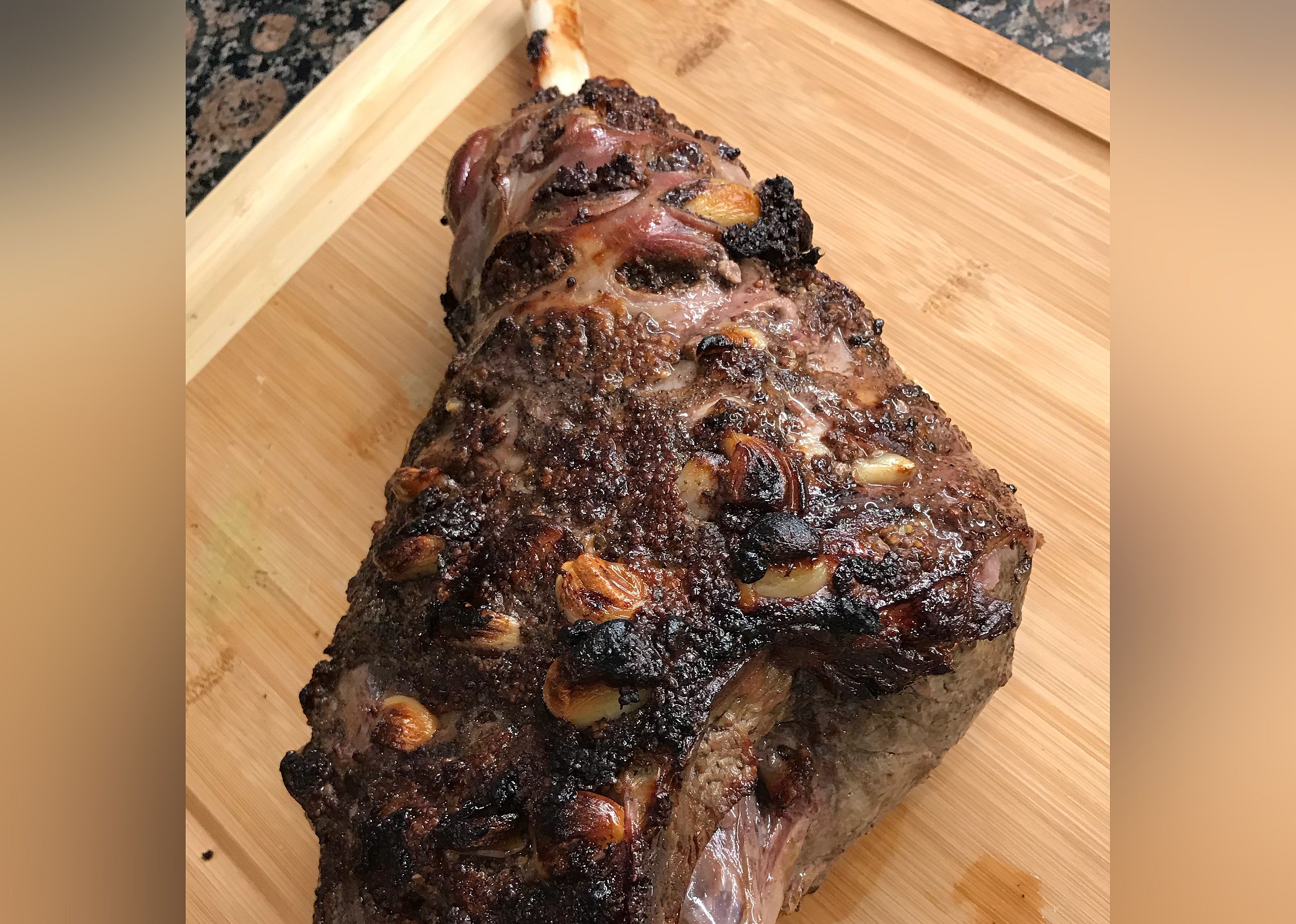 Dragan's Leg of Lamb with Garlic and Beer
