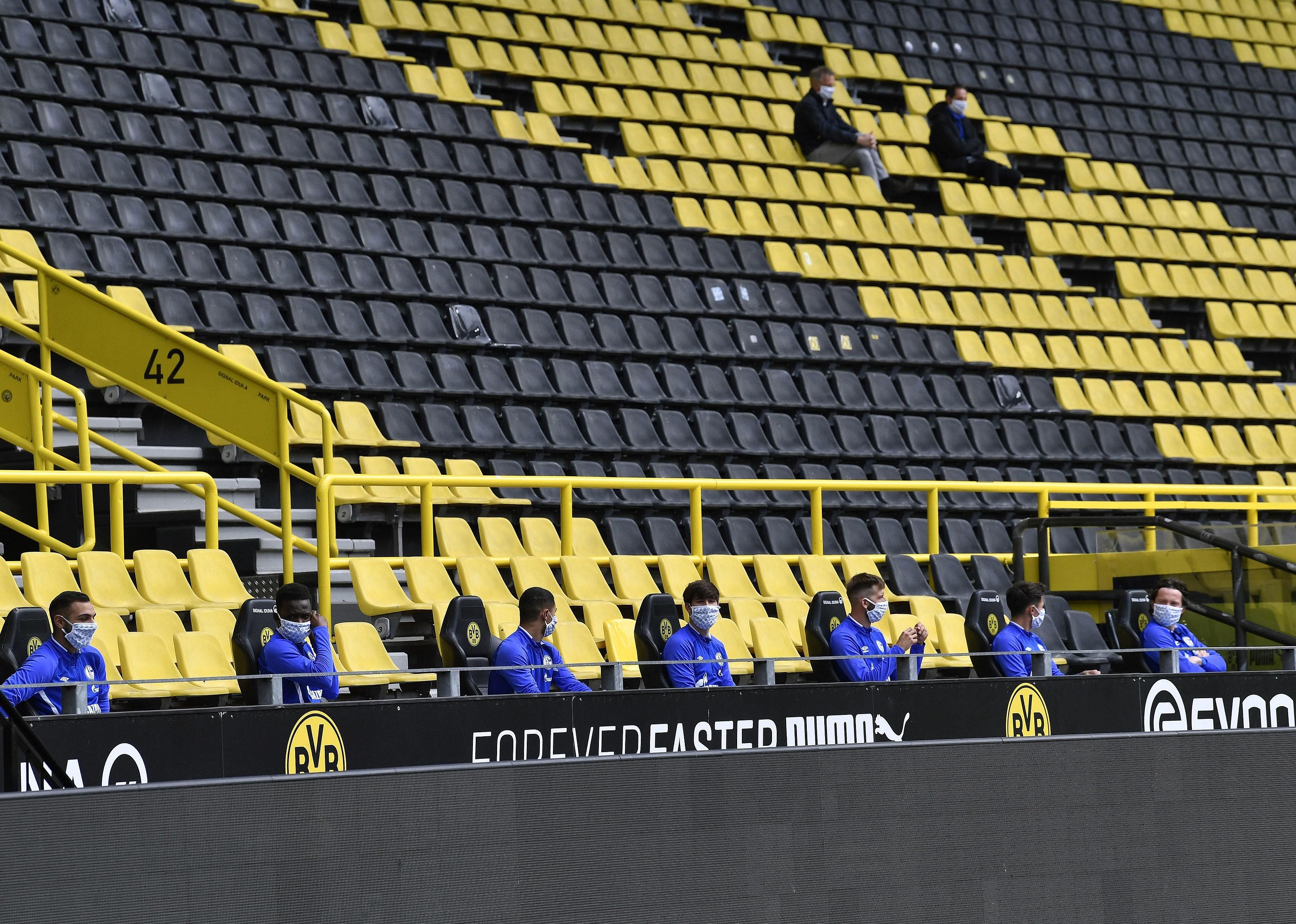 'Fussball' without fans in Germany