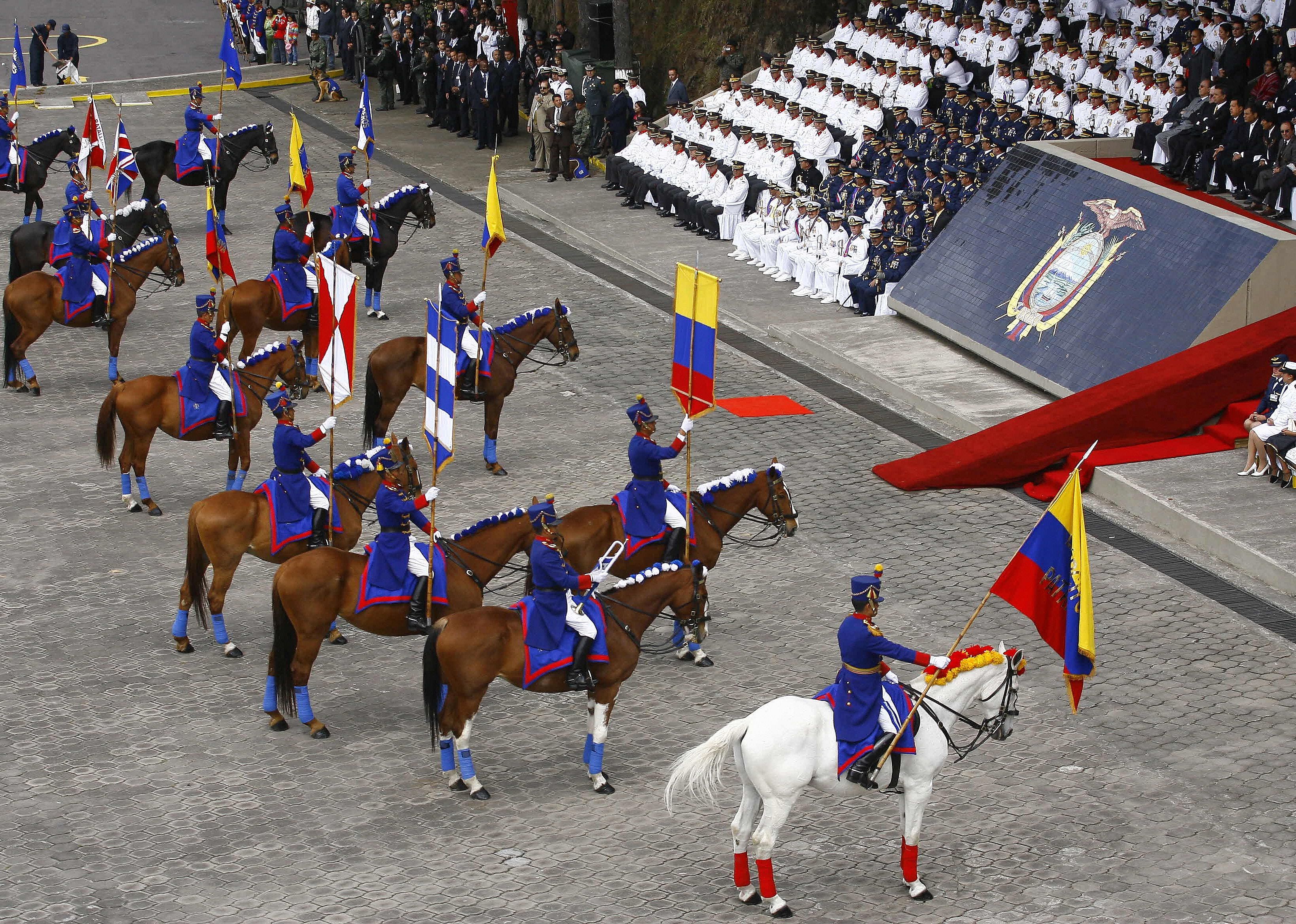 Ecuador's celebration of the Battle of Pichincha