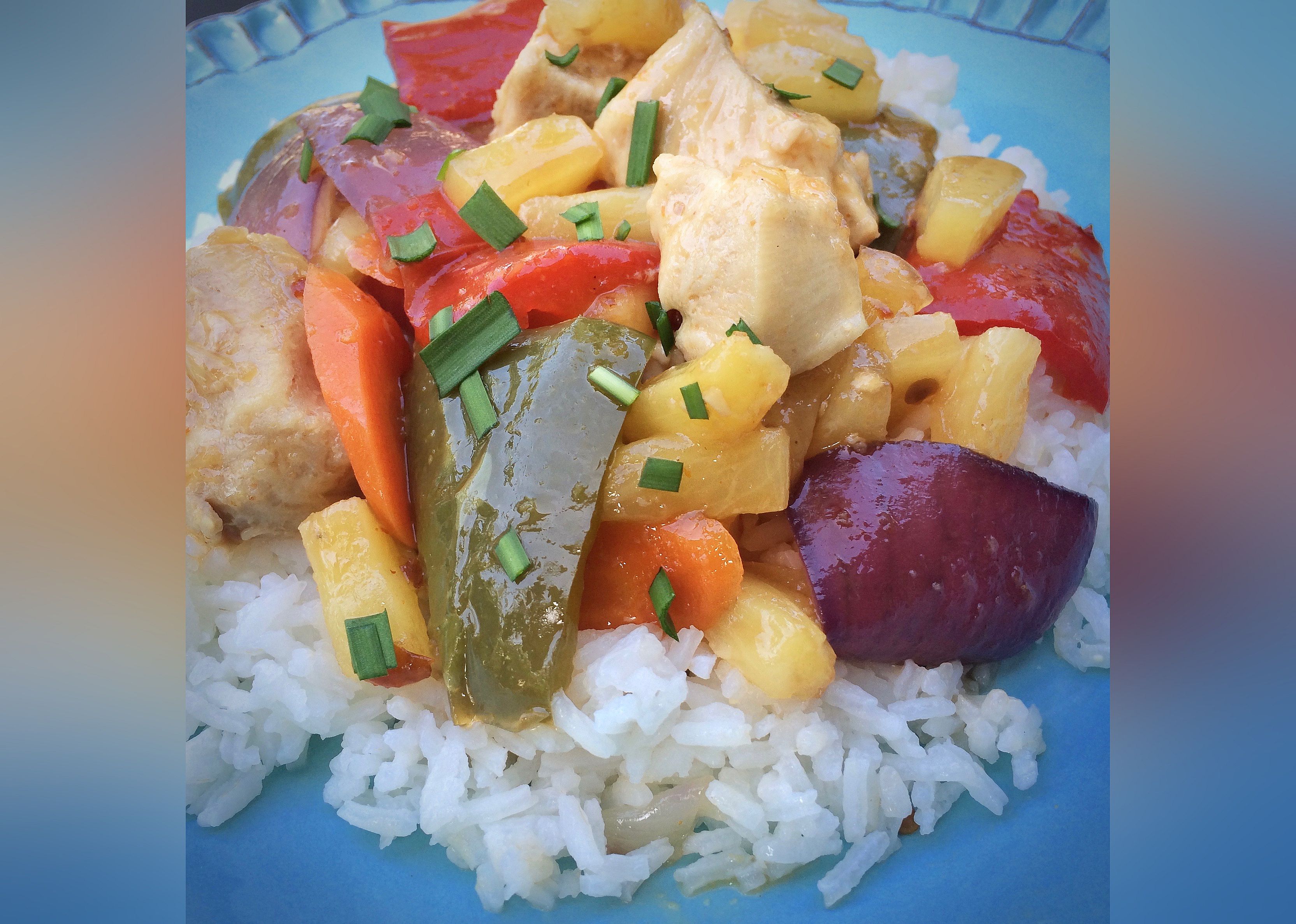 Sheet Pan Sweet and Sour Chicken