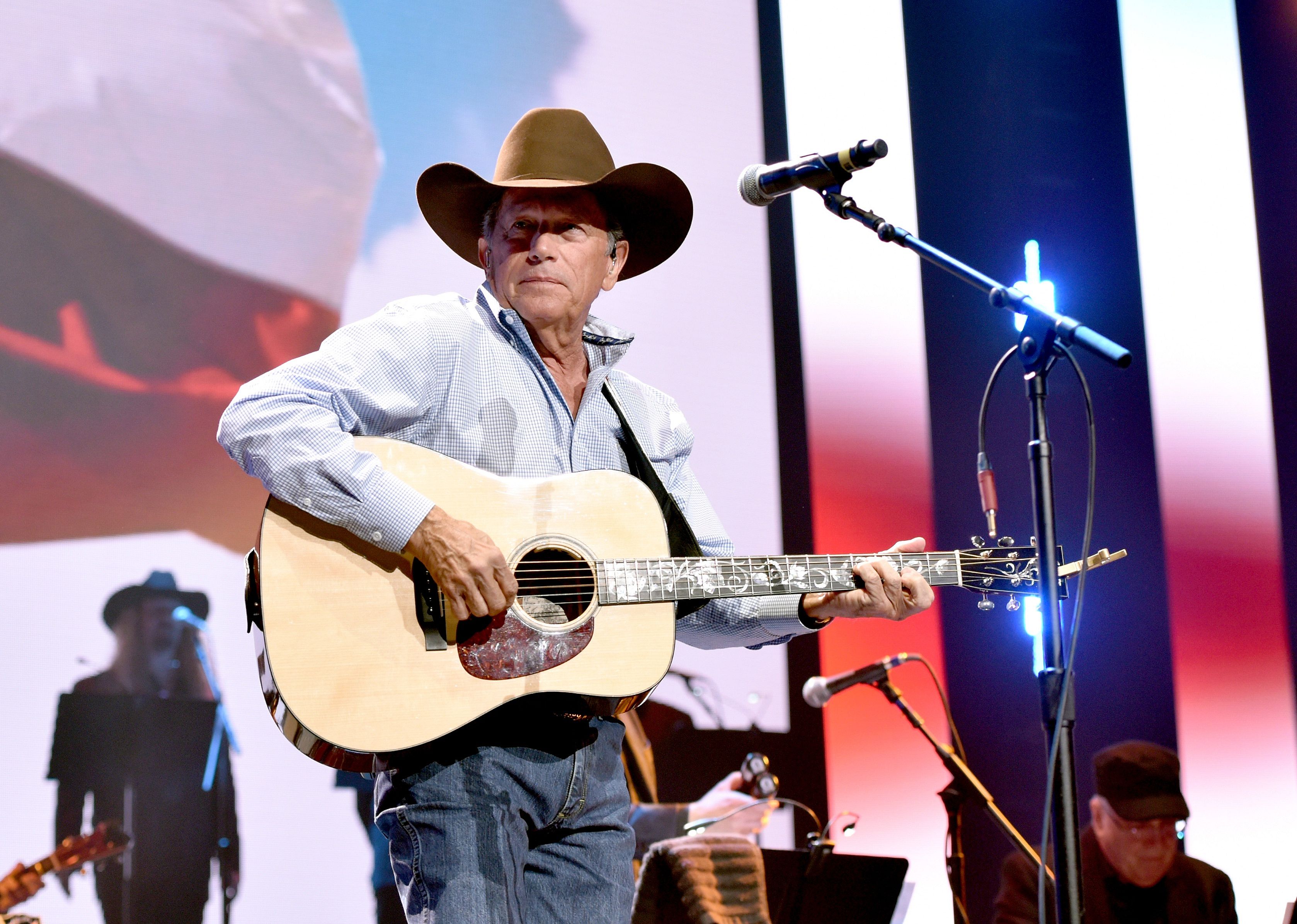 George Strait performs onstage for Loretta Lynn: An All-Star Birthday Celebration Concert.