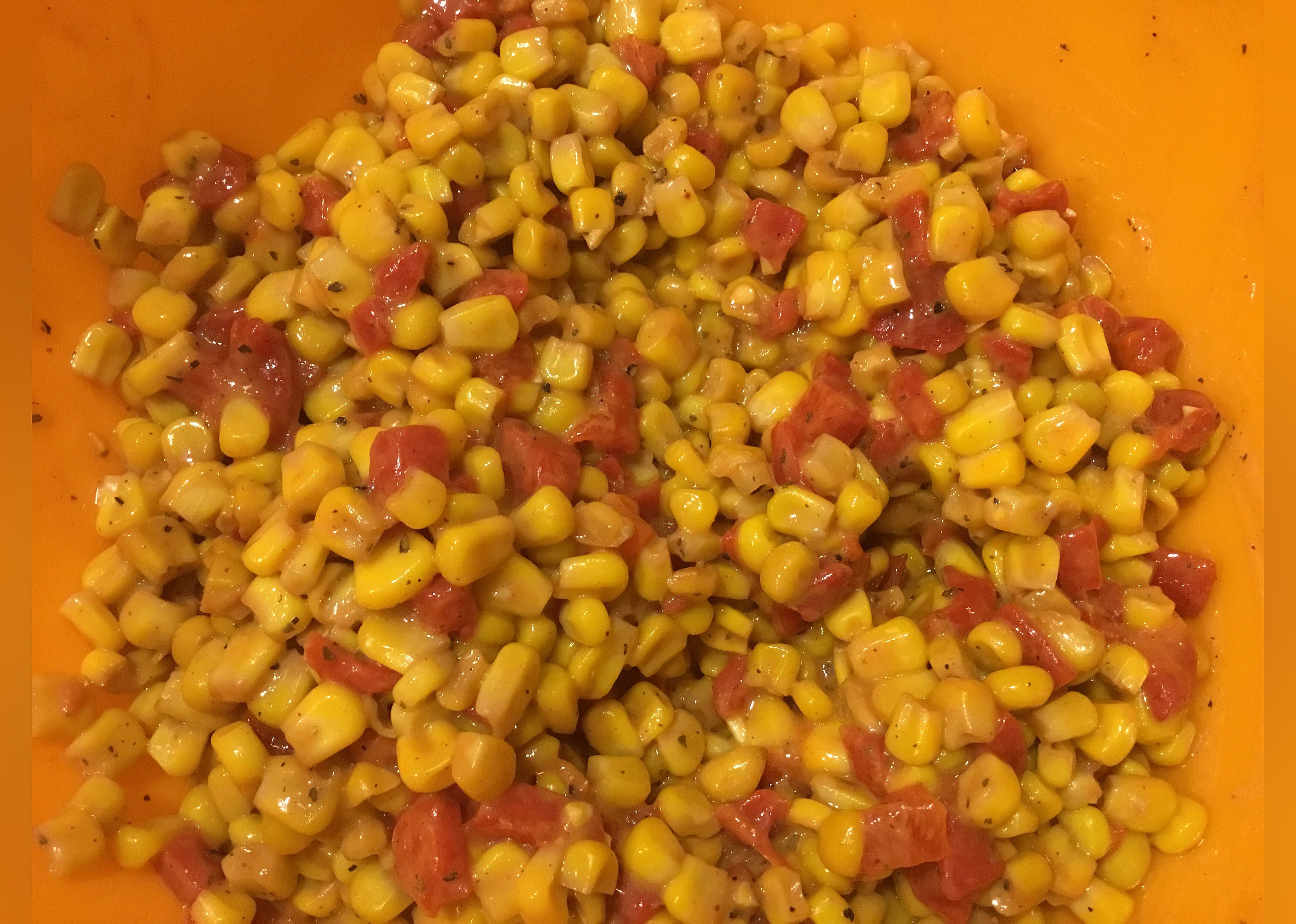 Corn Salad with Creamy Italian Dressing