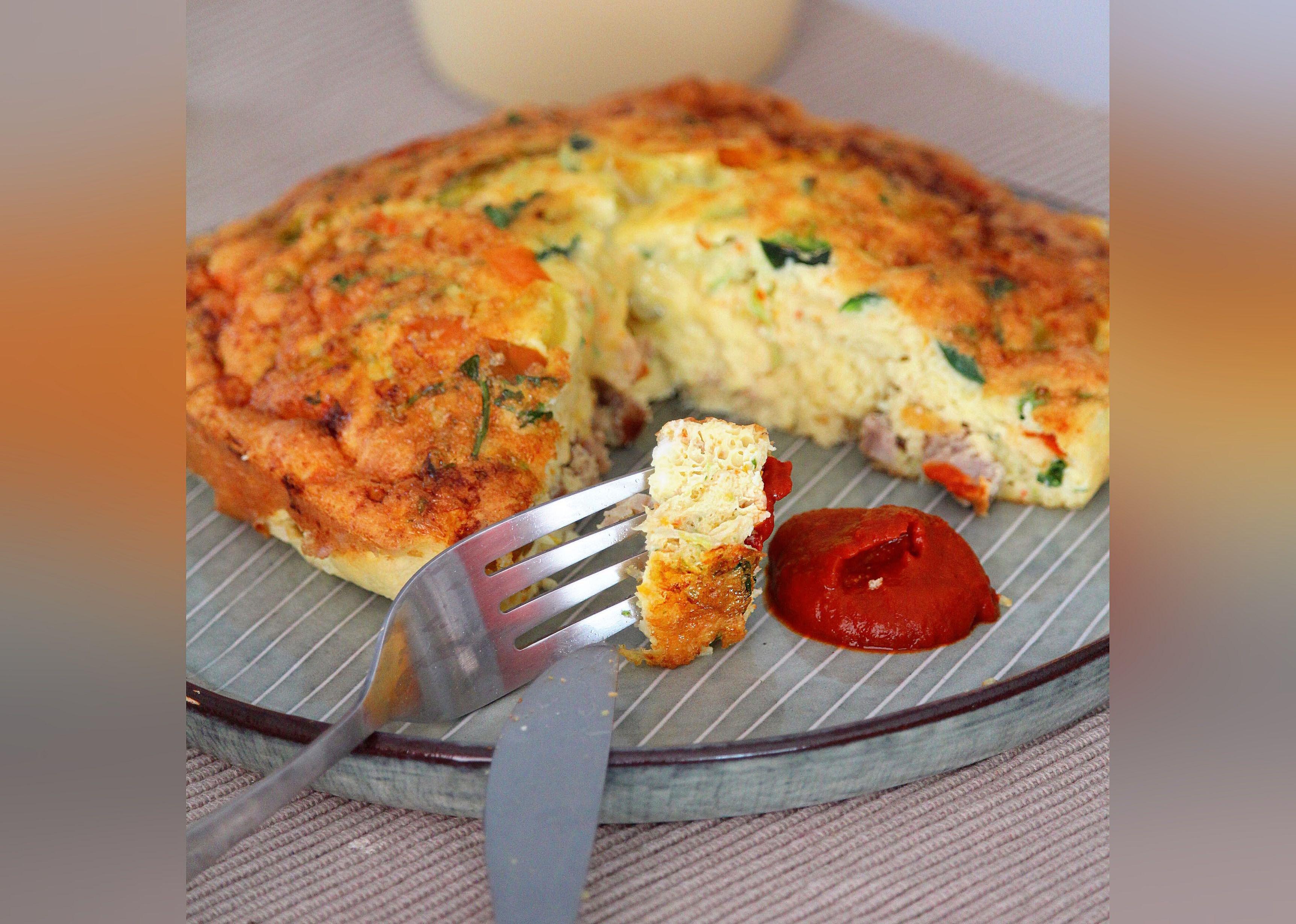 Air Fryer Breakfast Frittata