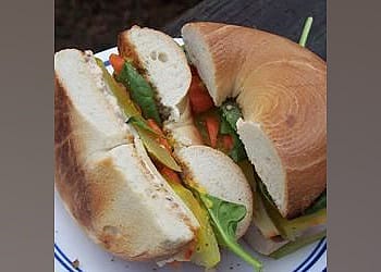 School Lunch Bagel Sandwich
