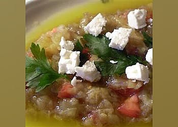 Melitzanosalata Agioritiki (Athenian Eggplant Salad)