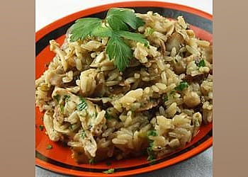 Fresh Mushroom Rice Pilaf