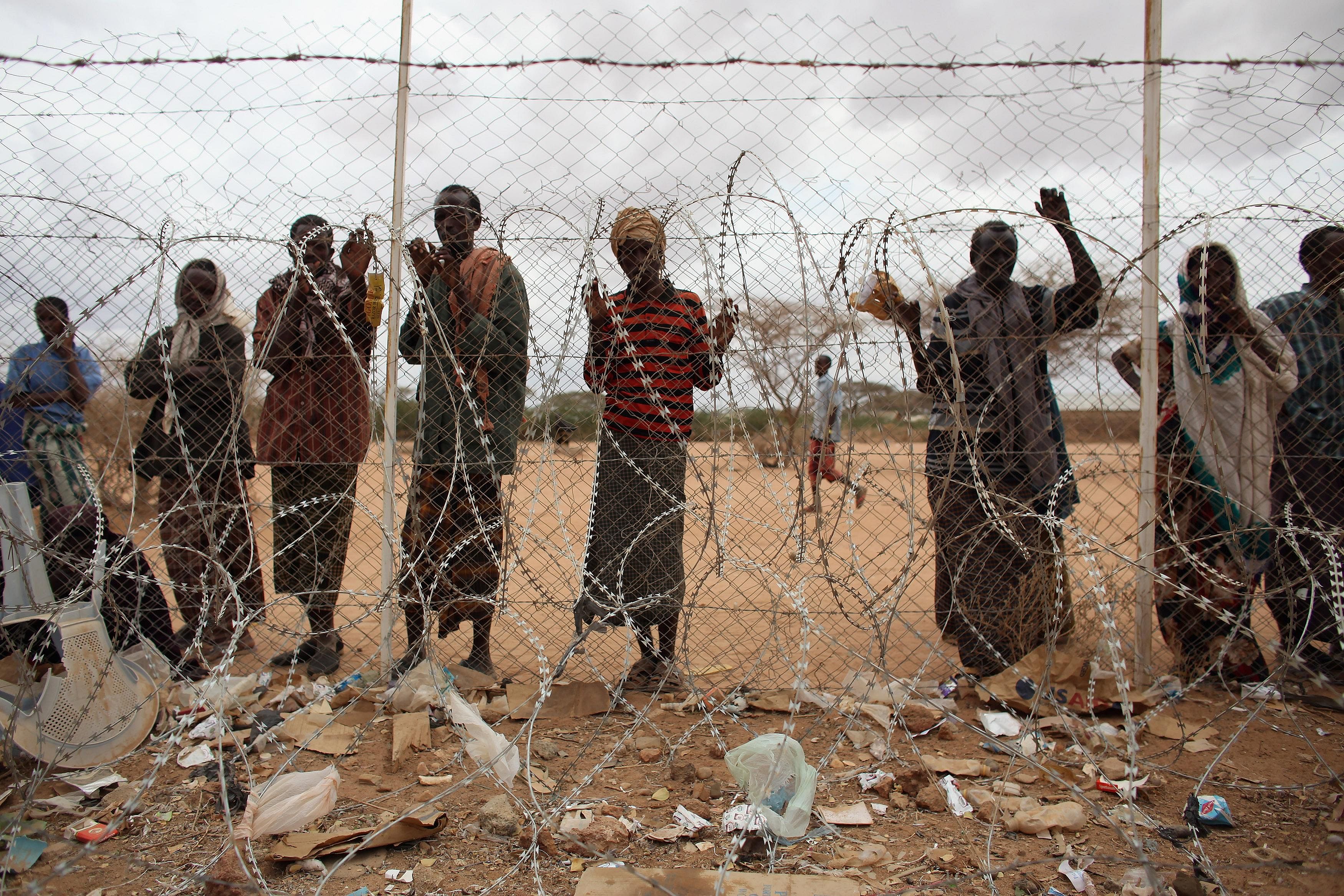 Kenya-Somalia border wall