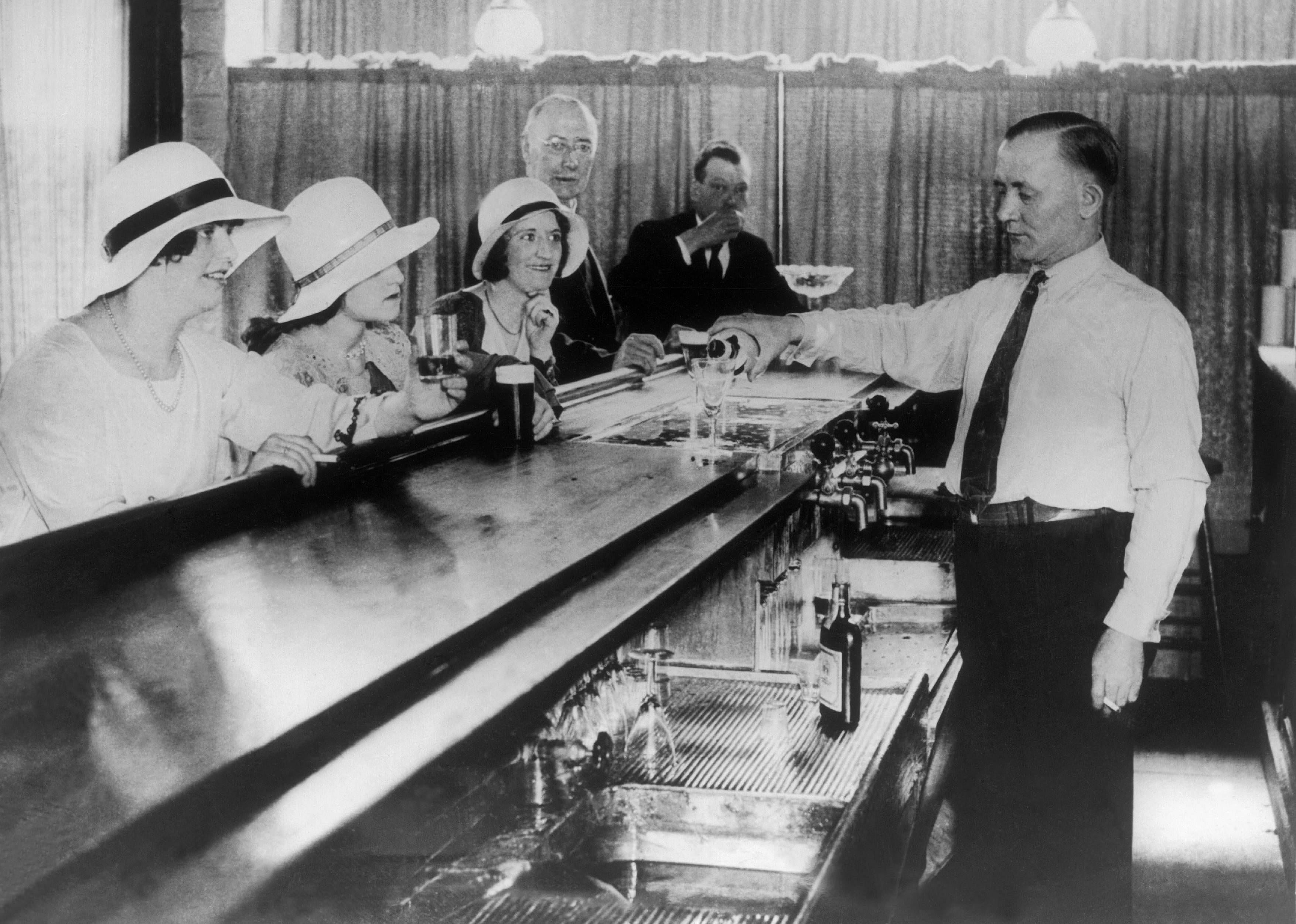 Speakeasies replaced bars