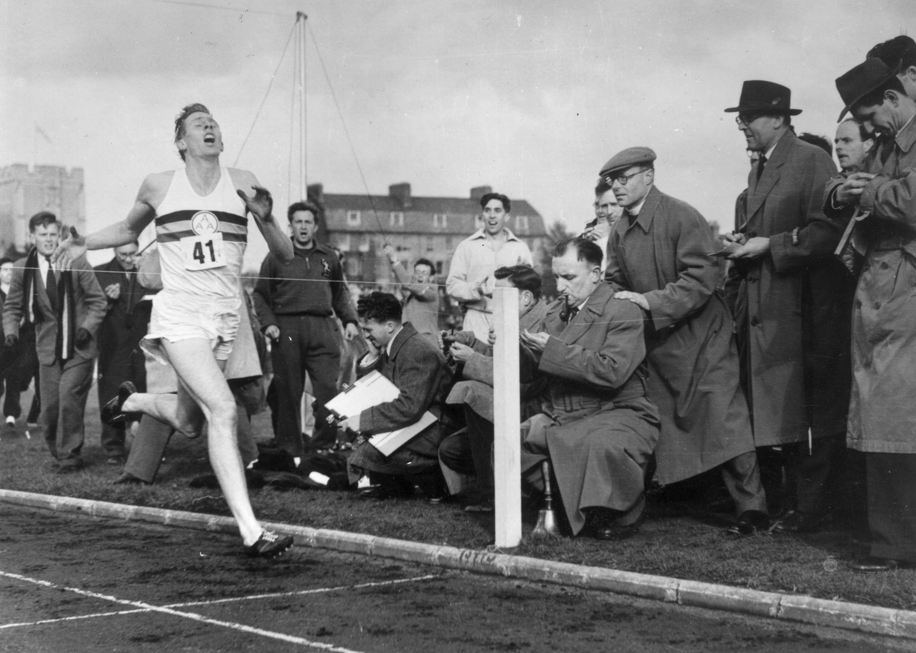 1954: Roger Bannister breaks four-minute mark in mile
