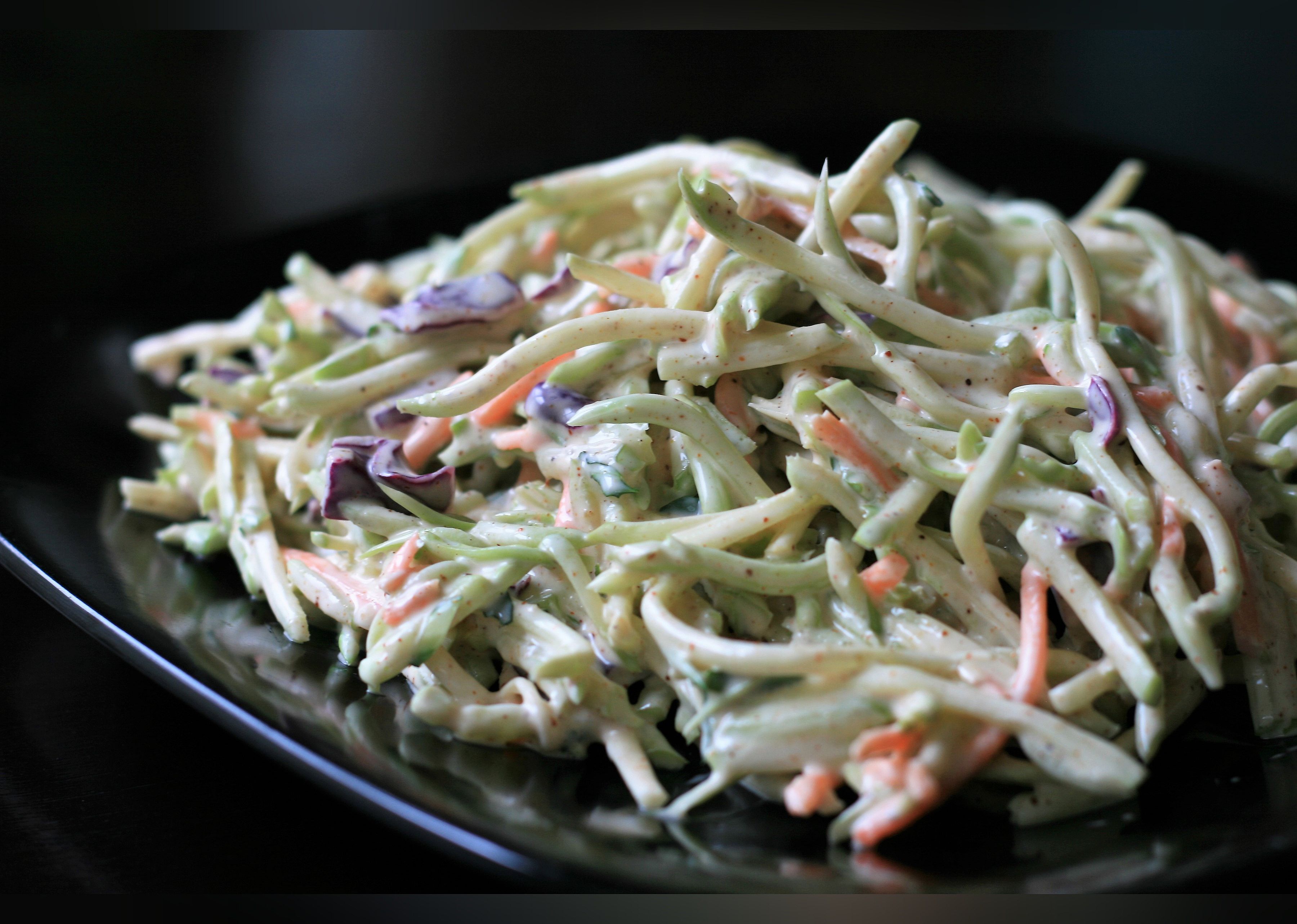 Broccoli Slaw with Spicy Dressing
