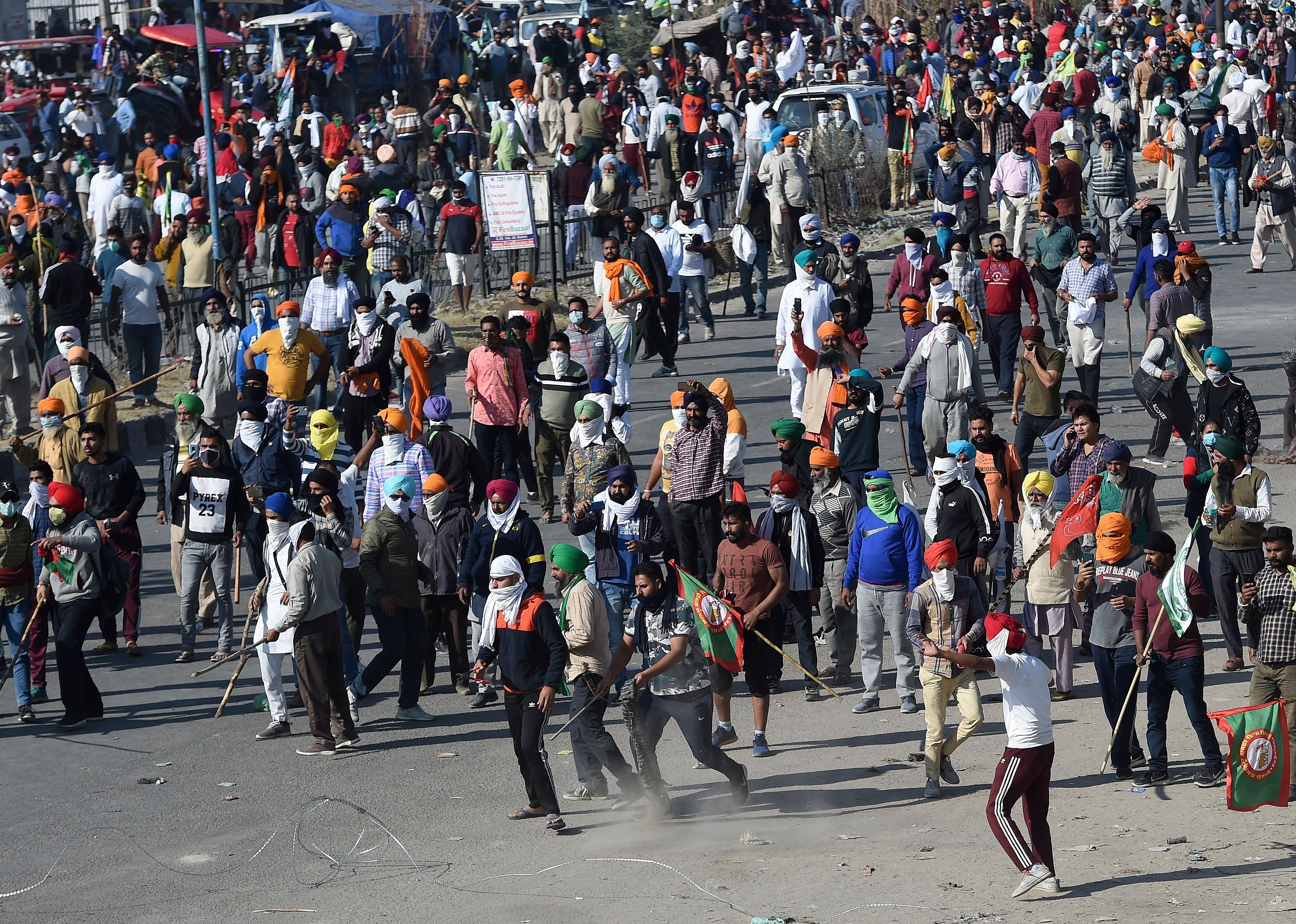 Nov. 27, 2020: Protestors granted entrance