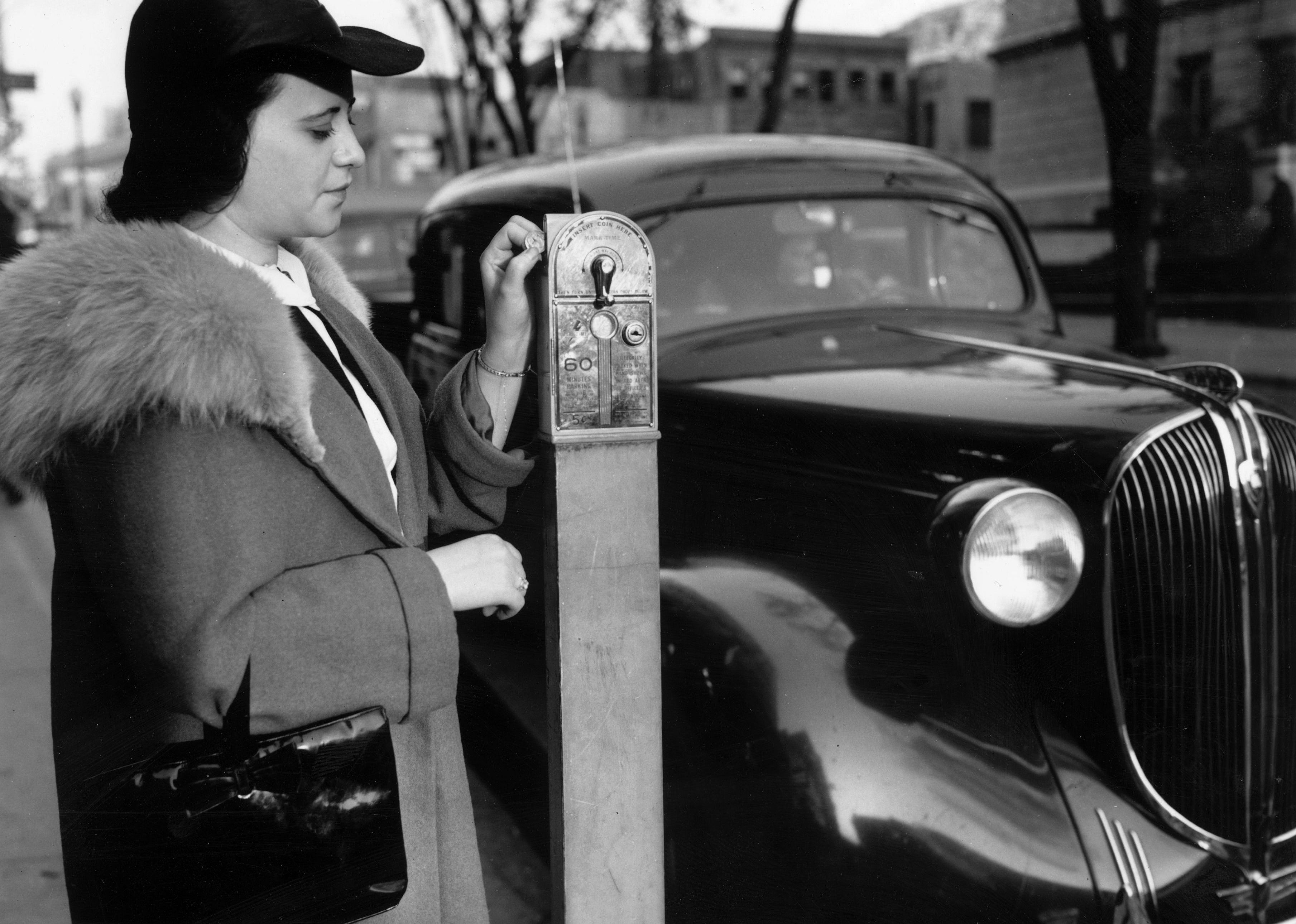 1935: Parking meters arrive