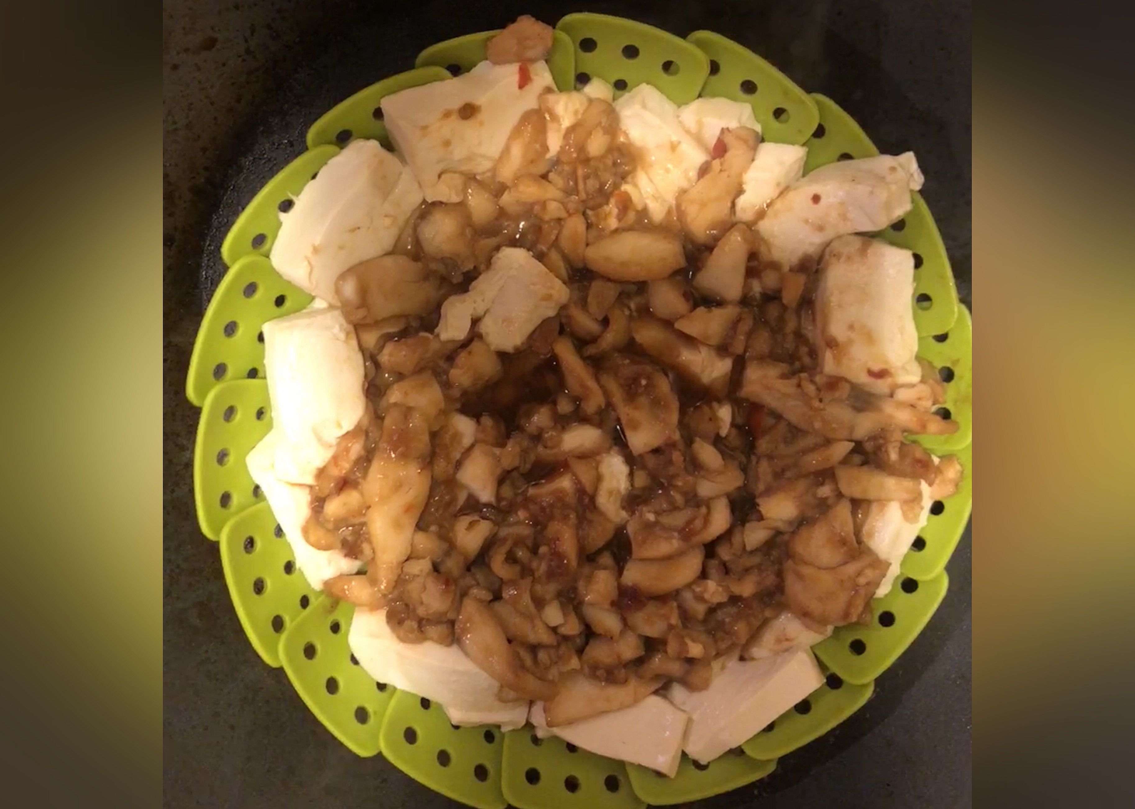 Chinese Steamed White Fish Fillet with Tofu (Cantonese Style)