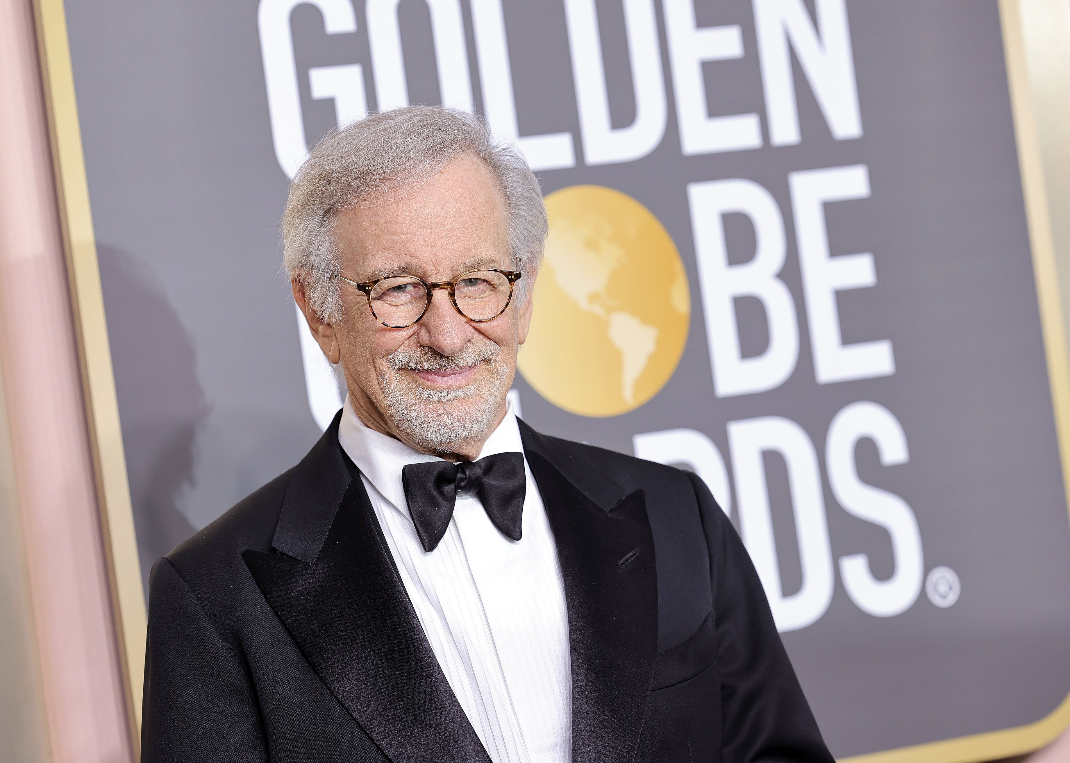 Steven Spielberg attends the 80th Annual Golden Globe Awards.