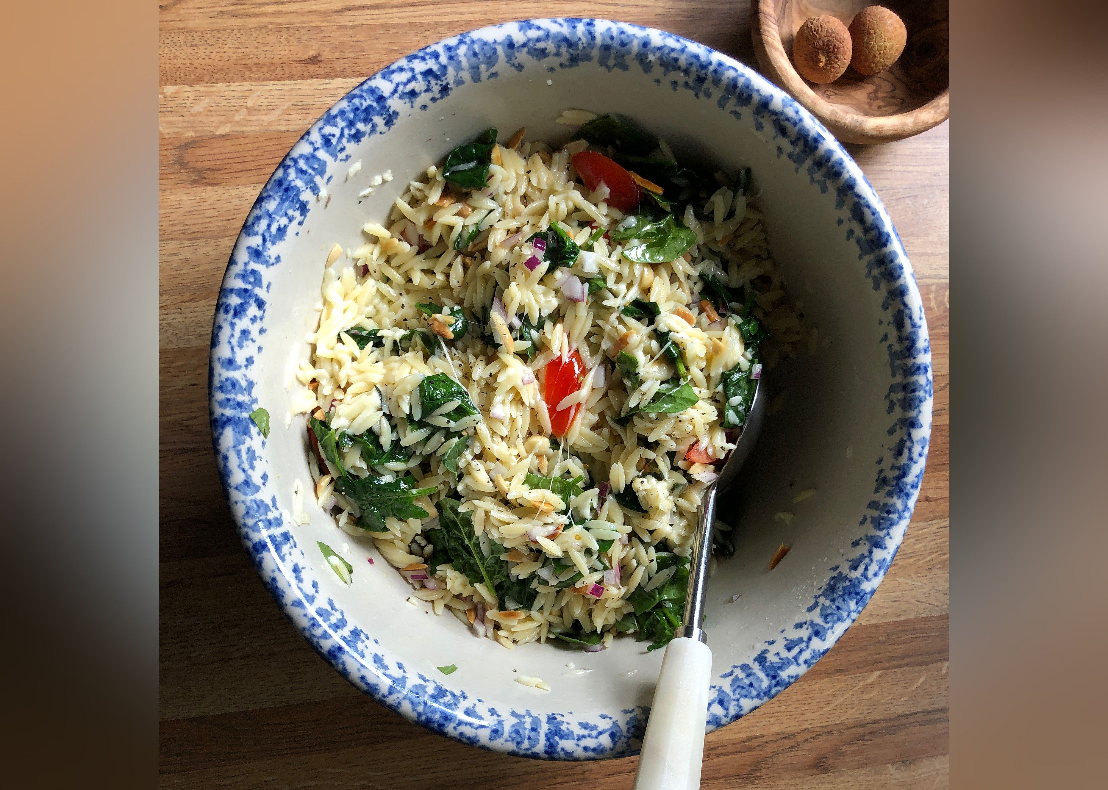 Spinach and Orzo Salad