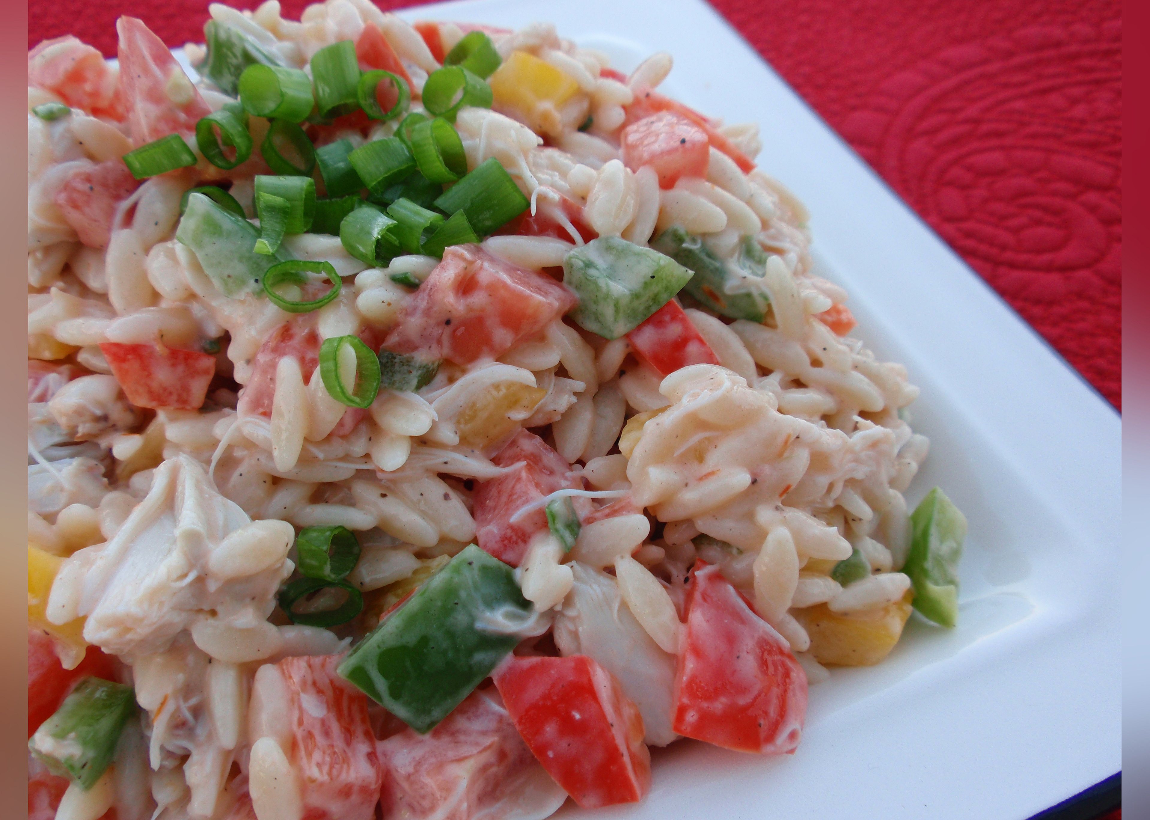 Crab and Orzo Salad