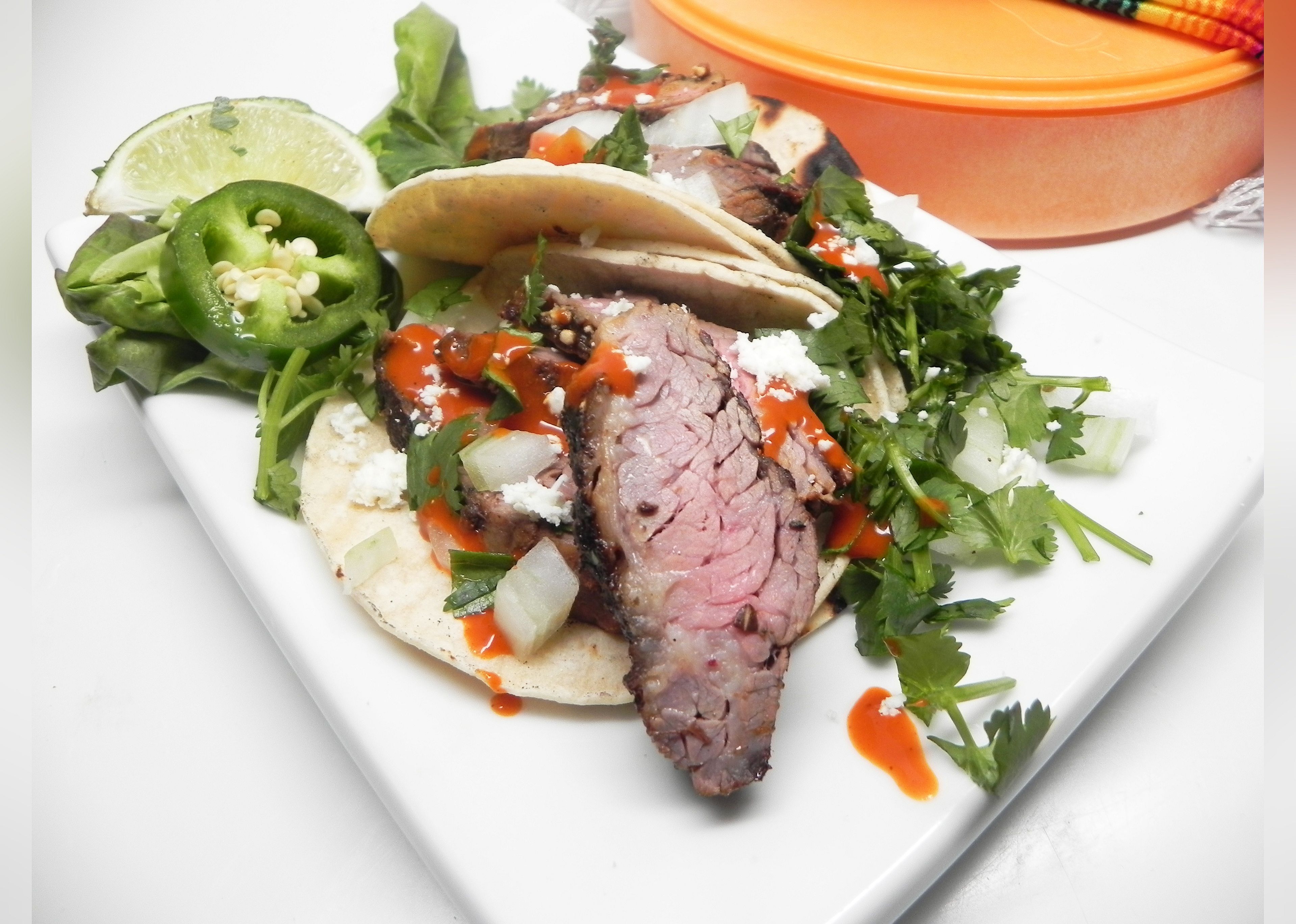 Grilled Skirt Steak Tacos