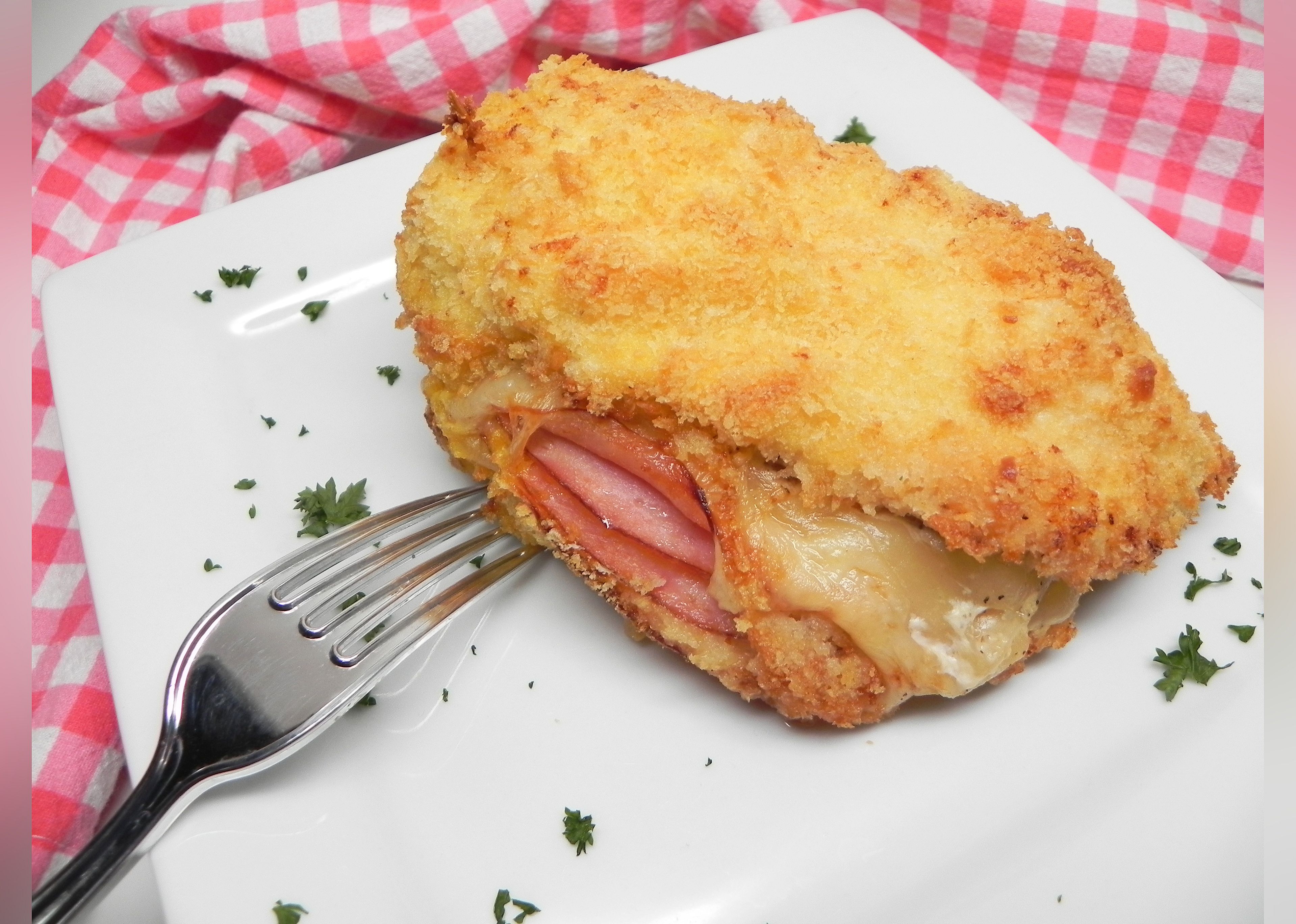 Air Fryer Chicken Cordon Bleu
