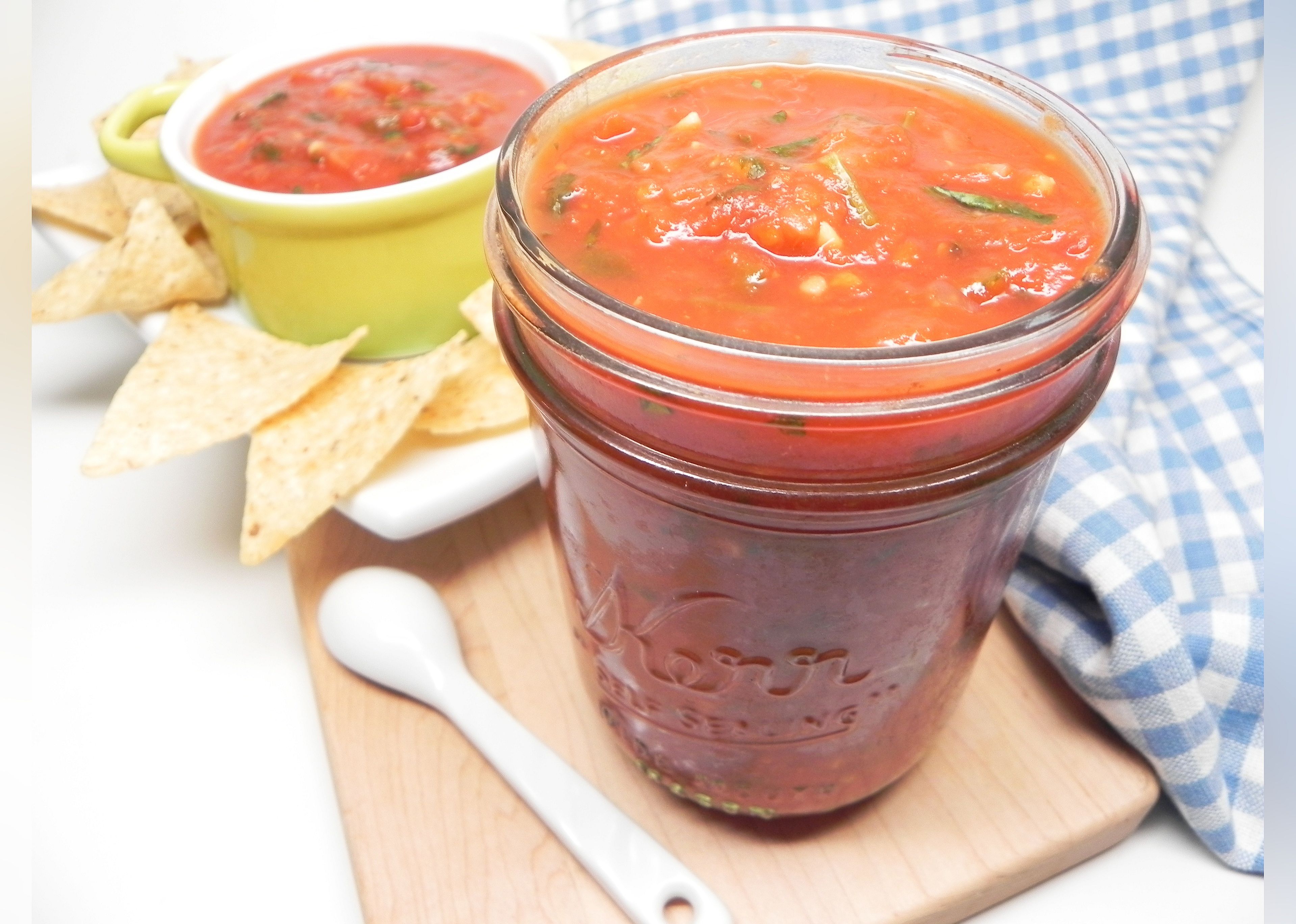 Instant Pot Canned Tomato Salsa
