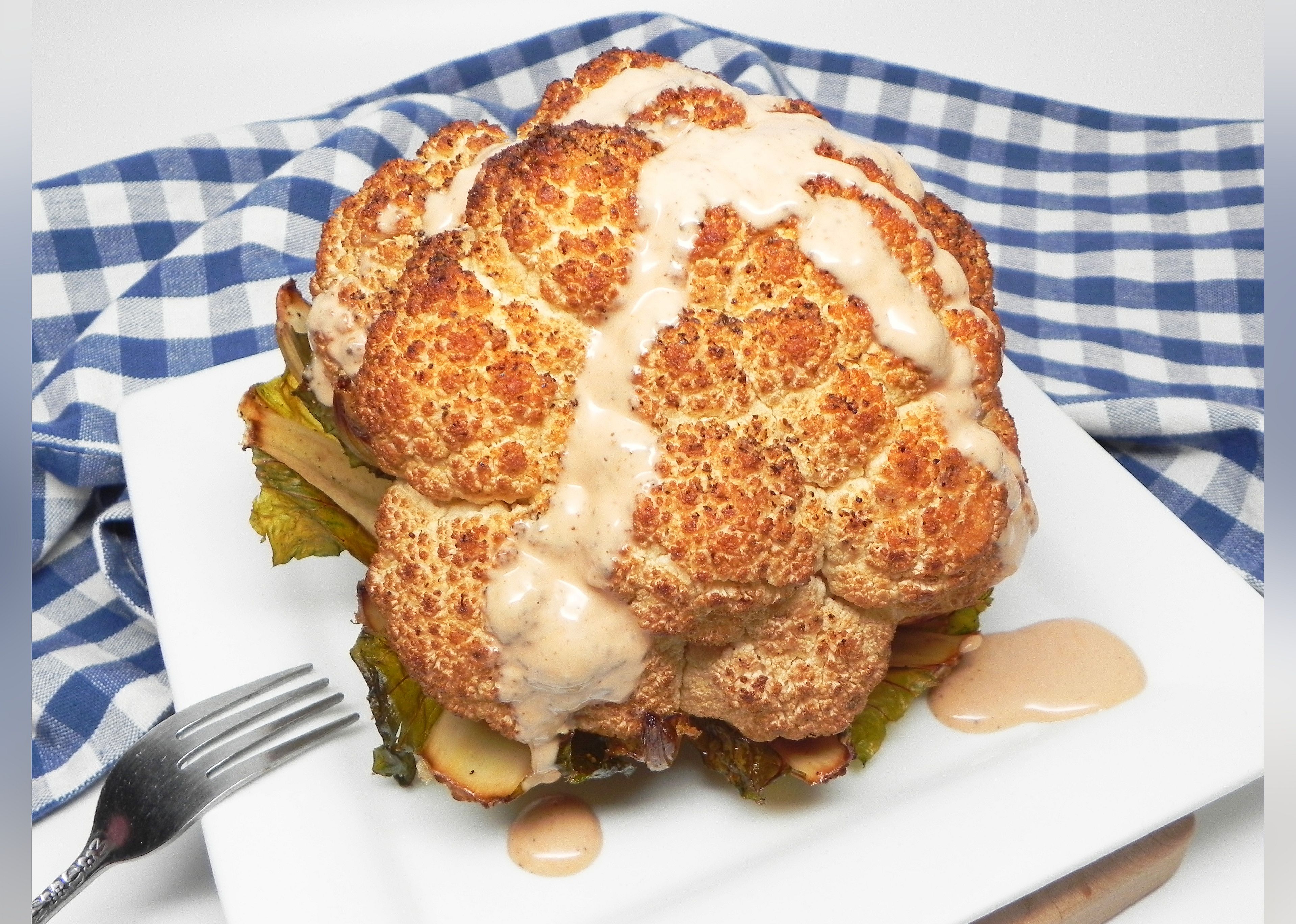 Whole Smoked Cauliflower