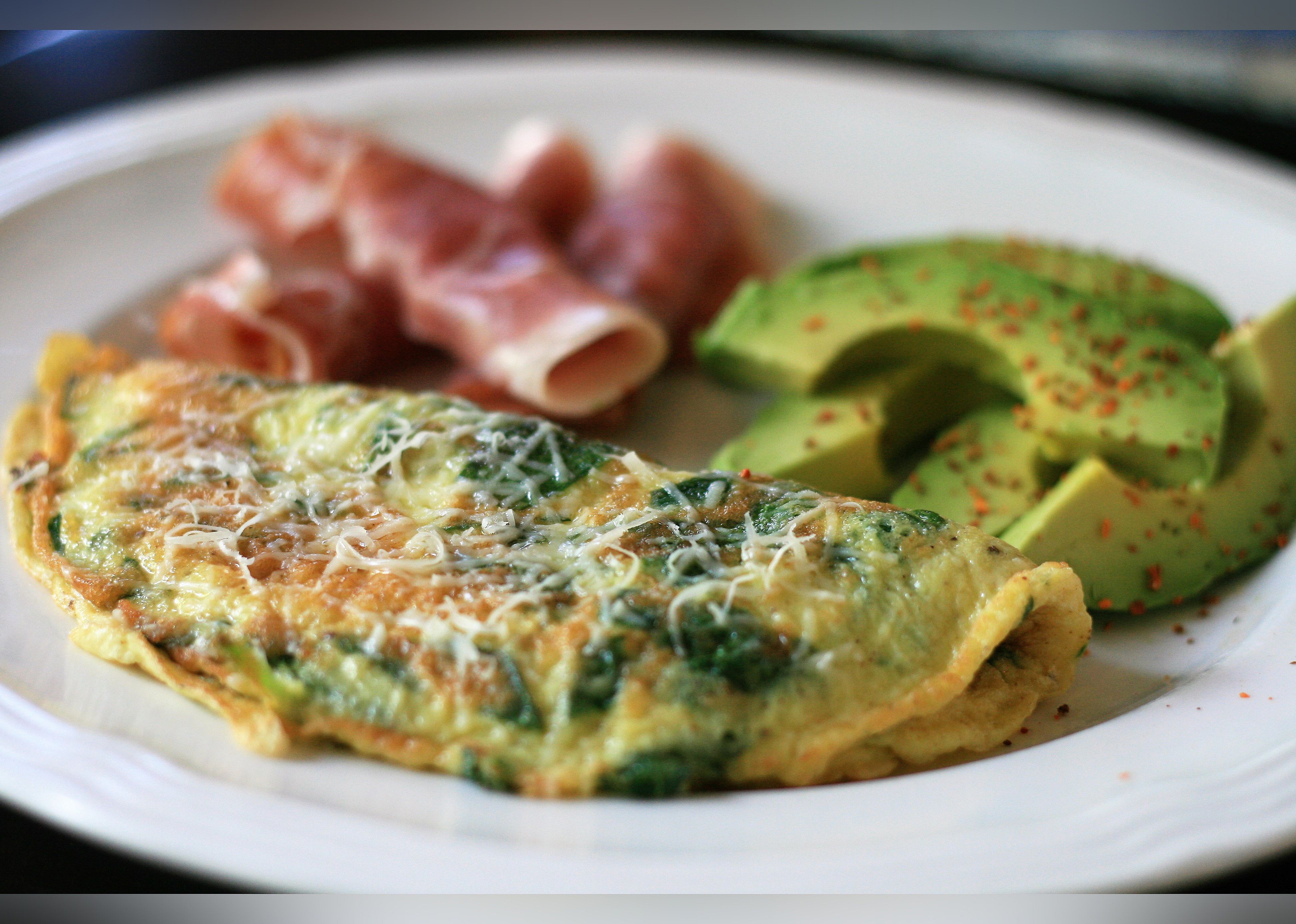 Baby Spinach Omelet